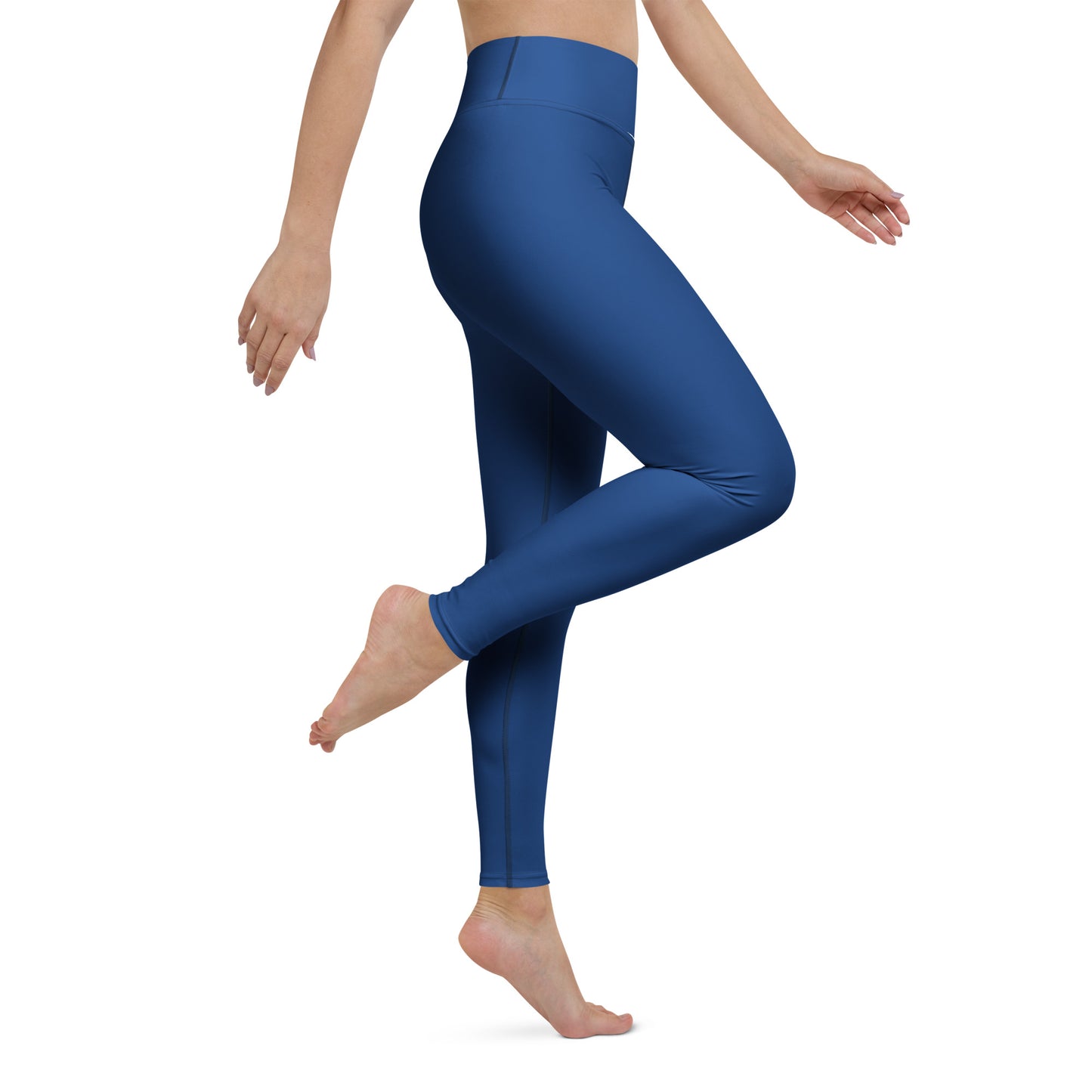 Royal Blue High-Rise Yoga Leggings - Activewear Well