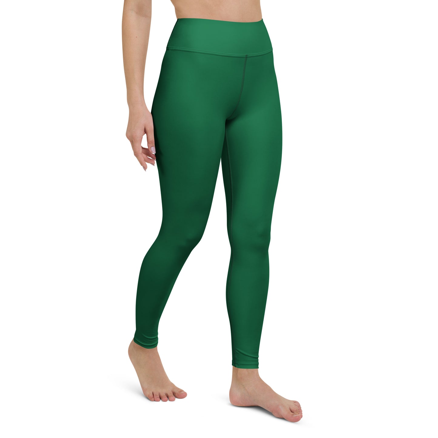 Green High-Rise Yoga Leggings - Activewear Well