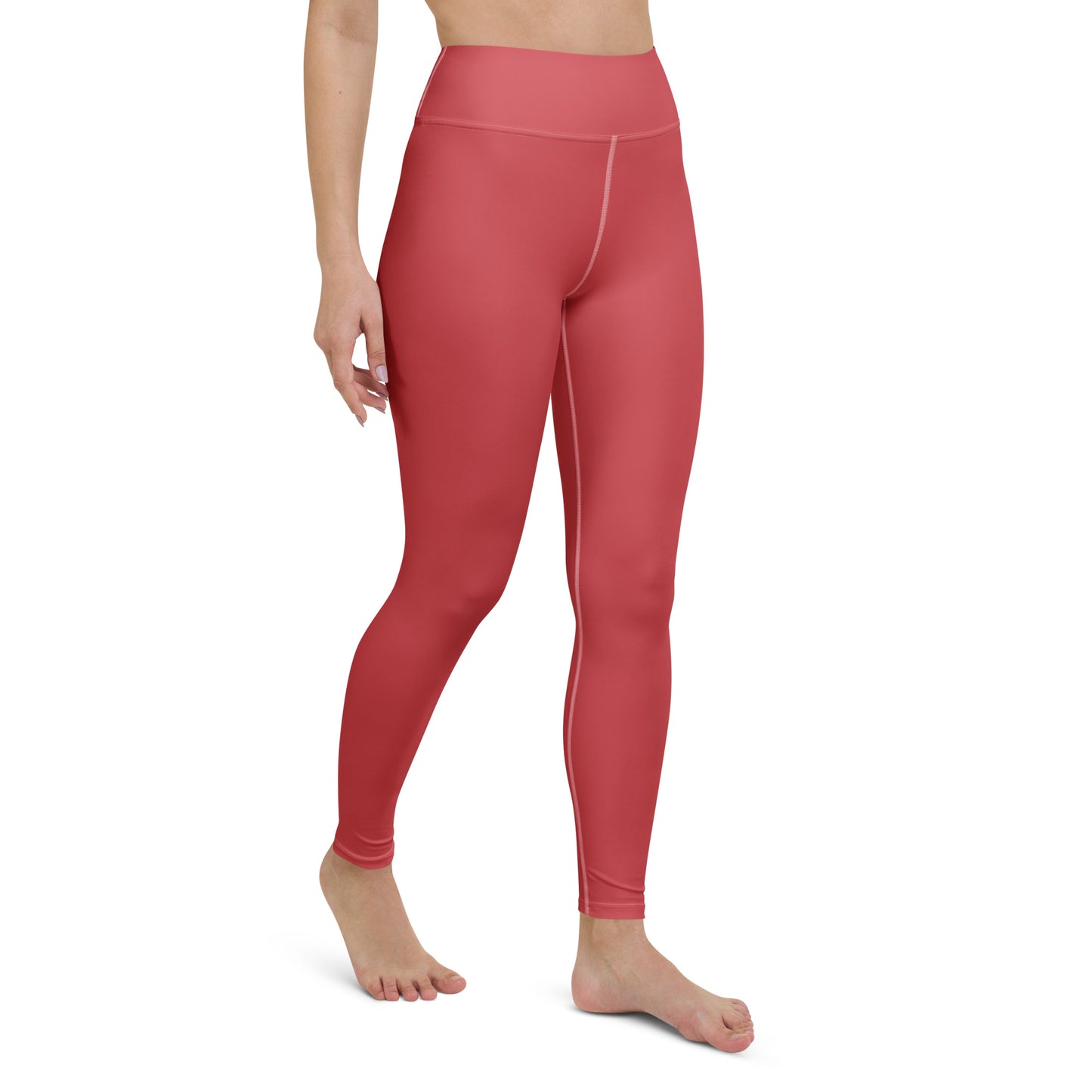 Rose Gold Yoga Leggings - Activewear Well