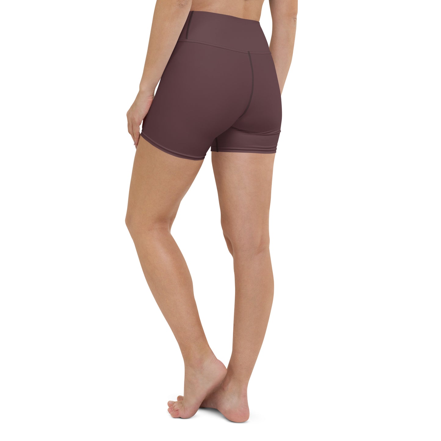 Espresso High-Rise Yoga Shorts - Activewear Well