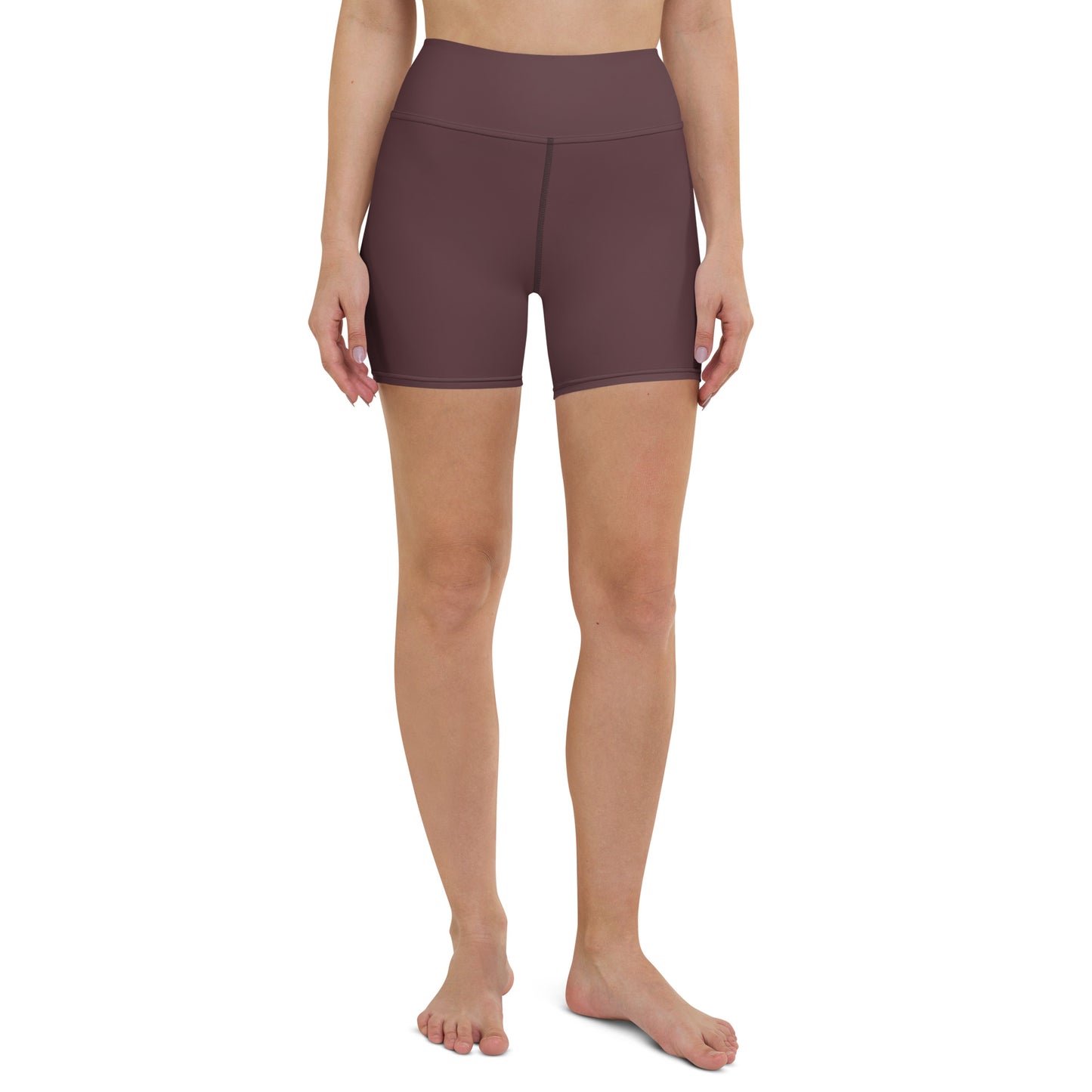 Espresso High-Rise Yoga Shorts - Activewear Well