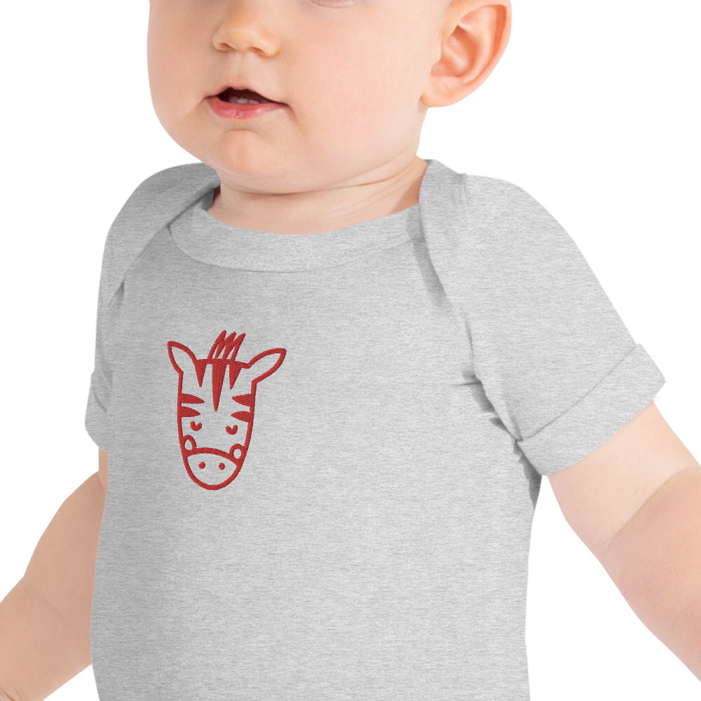 Zebra Baby Short Sleeve One Piece - Activewear Well