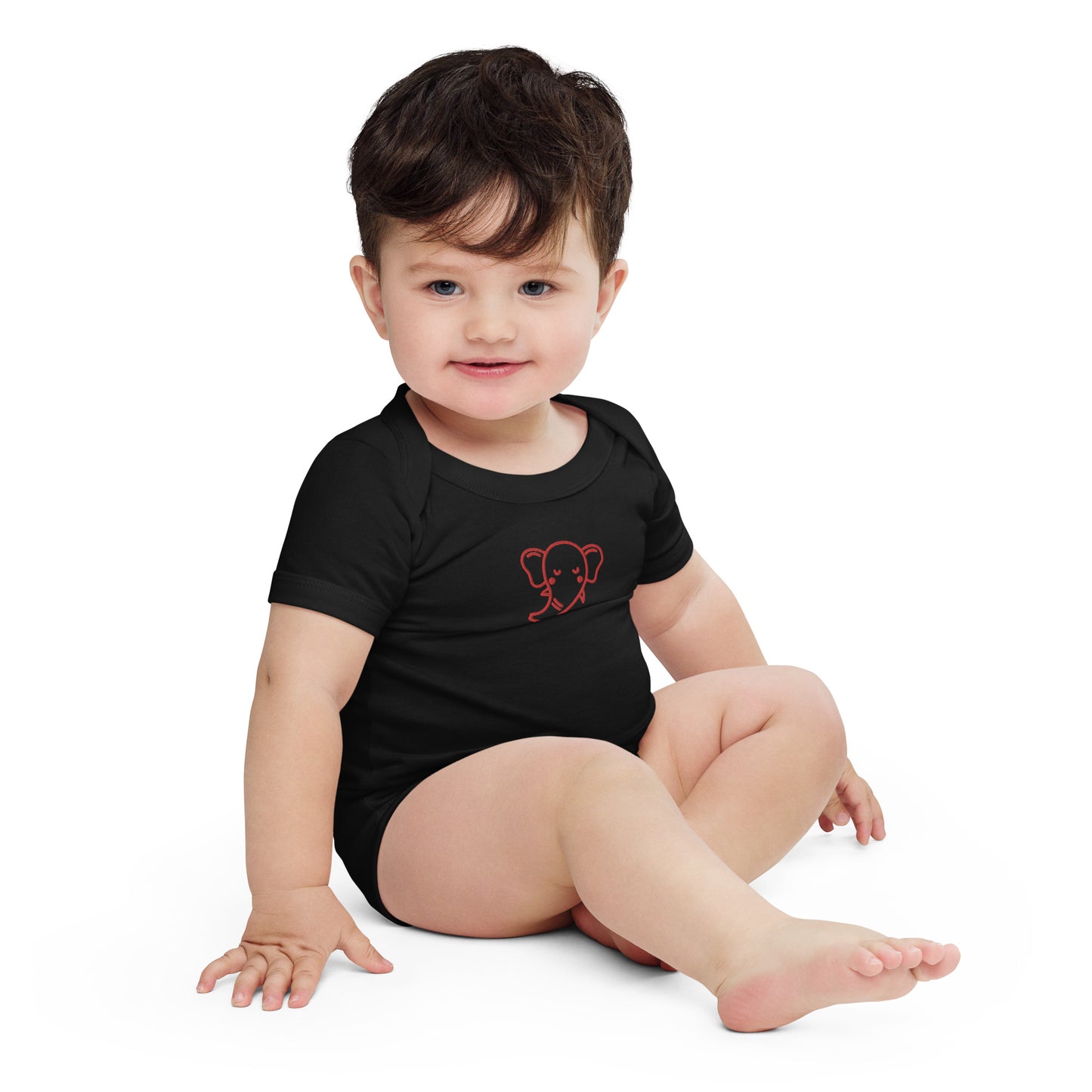 Elephant Baby Short Sleeve One Piece - Activewear Well