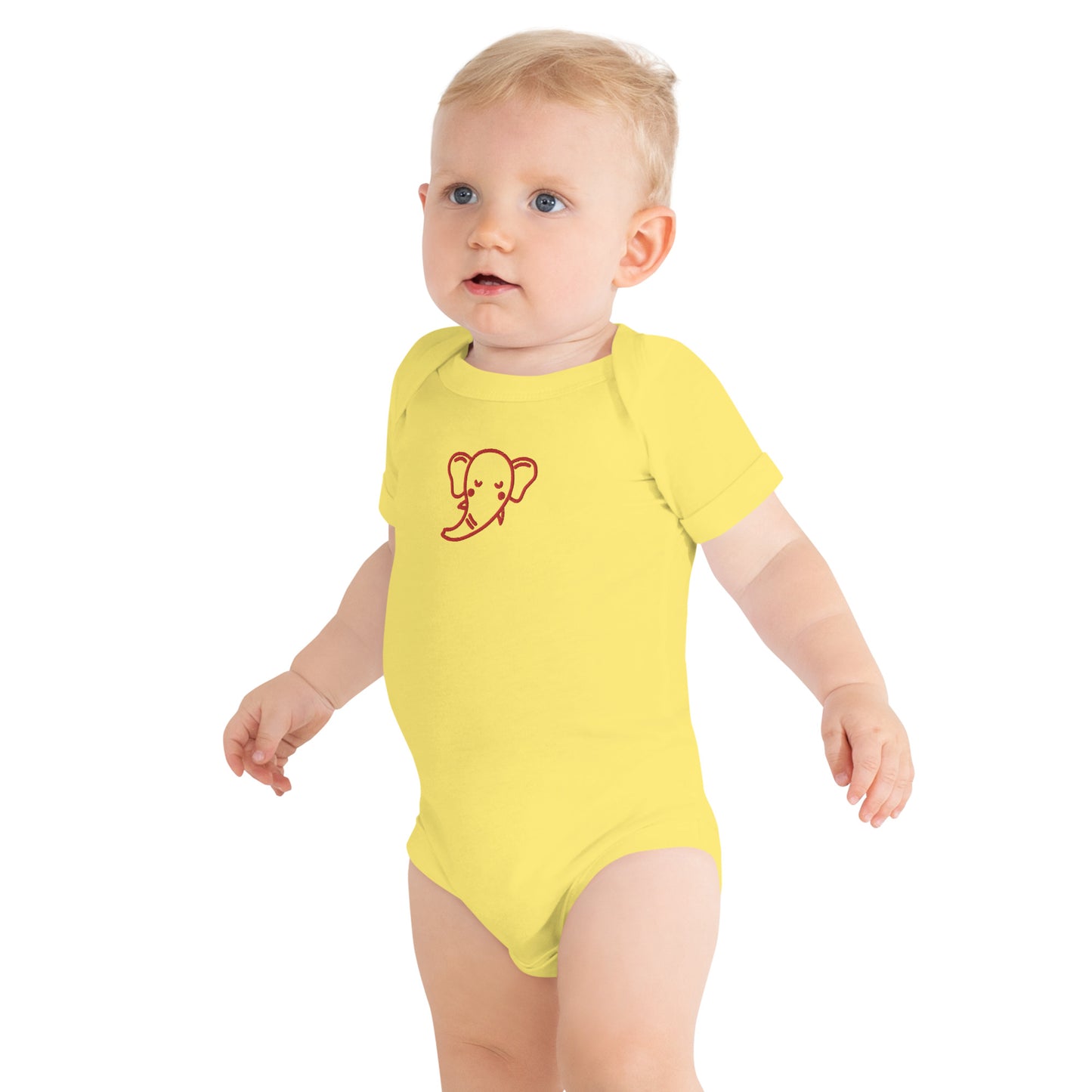 Elephant Baby Short Sleeve One Piece - Activewear Well
