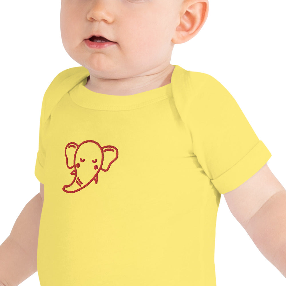 Elephant Baby Short Sleeve One Piece - Activewear Well