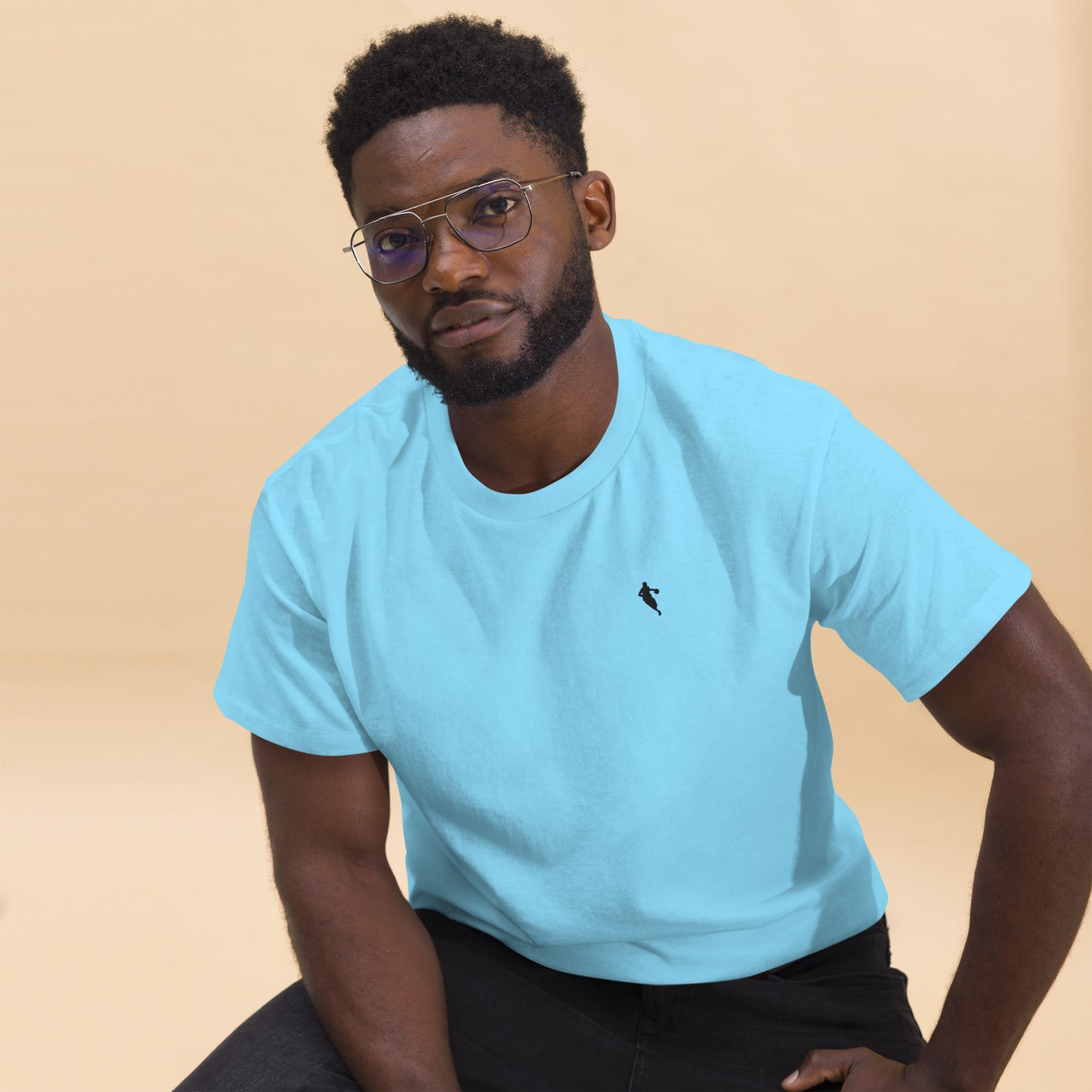 Basketball Player Men's Cotton T-Shirt - Activewear Well
