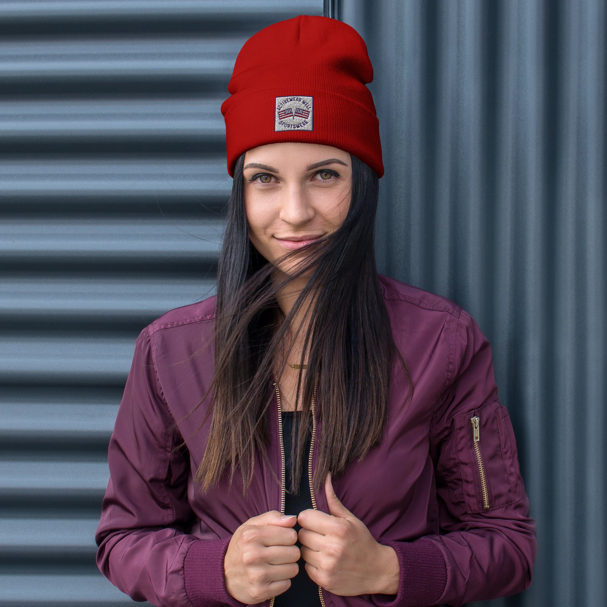 Logo Embroidered Beanie - Activewear Well