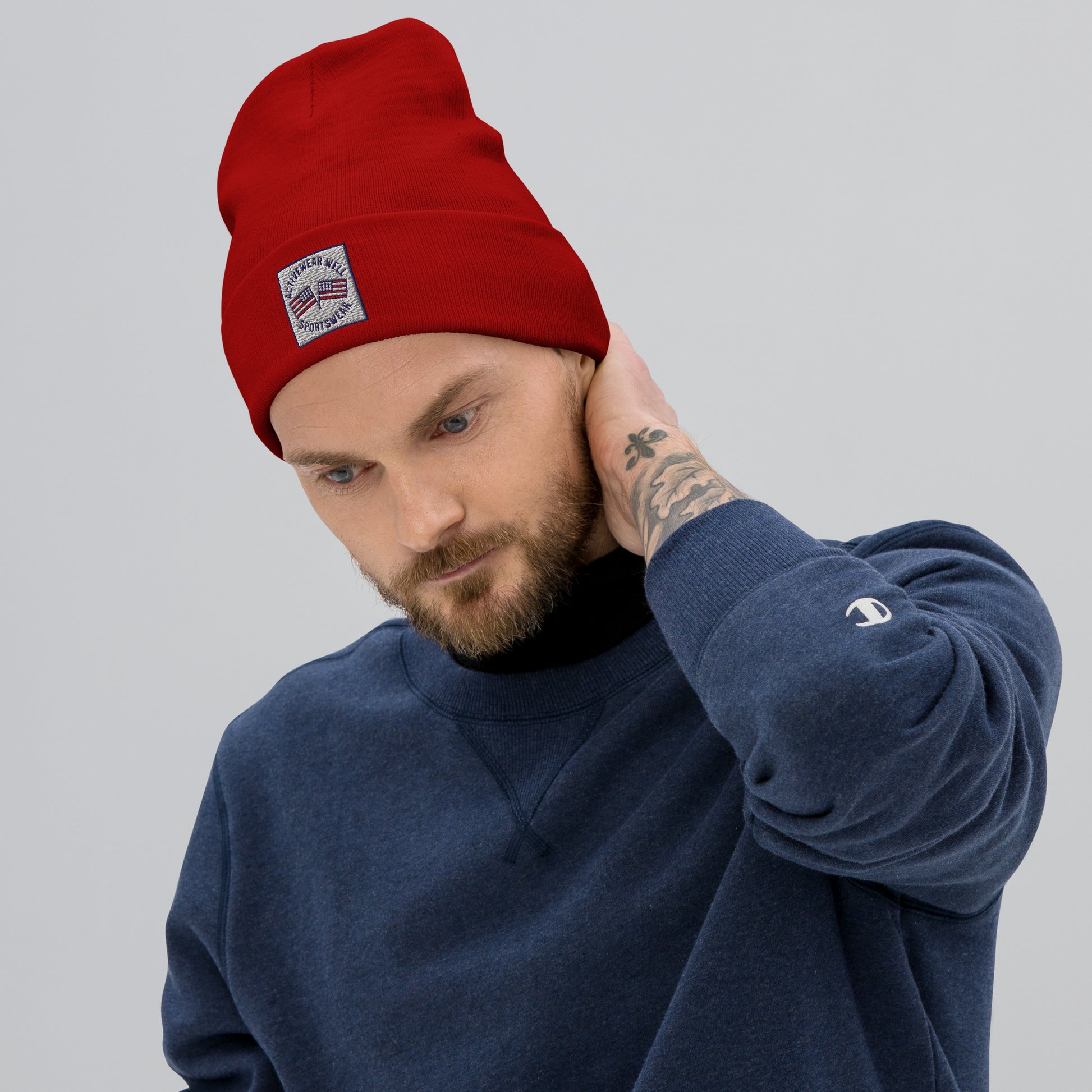 Logo Embroidered Beanie - Activewear Well