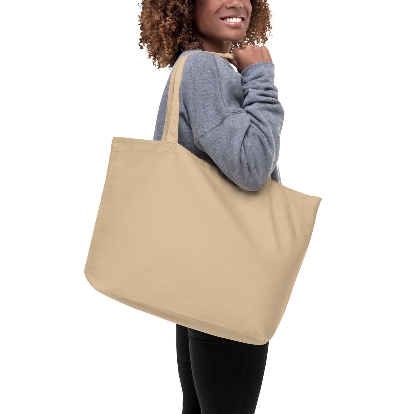 100% Large Organic Coton Tote Bag - Activewear Well
