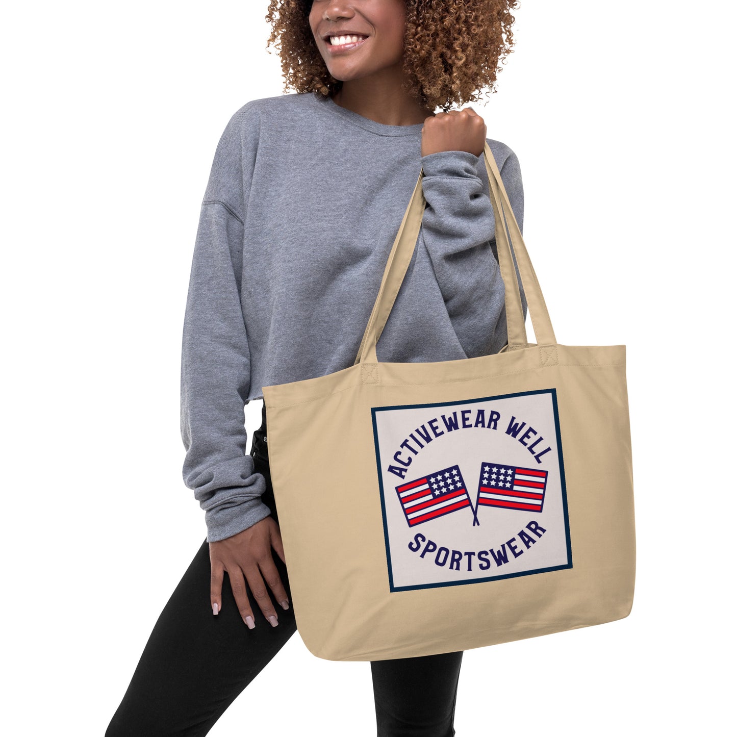 Activewear Well Large Organic Tote Gag - Activewear Well