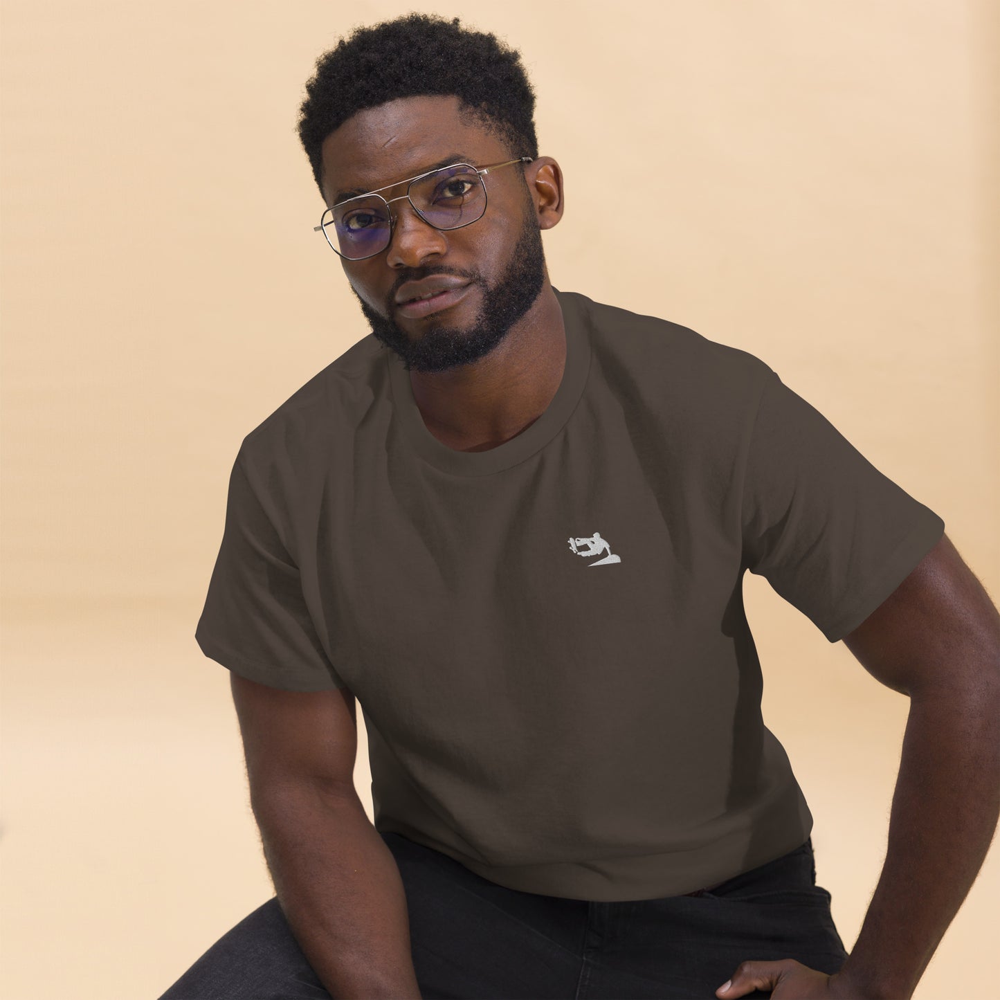 Skateboard Men's Cotton T-Shirt - Activewear Well