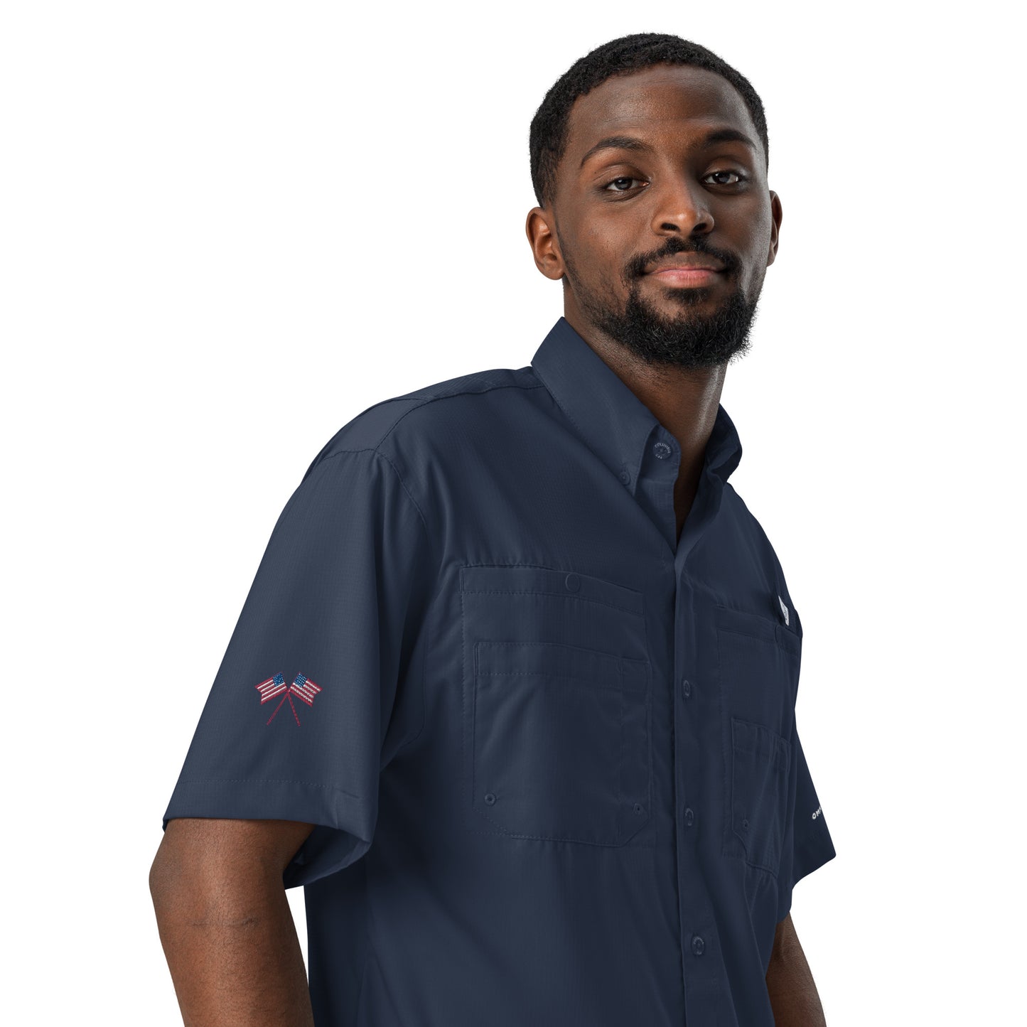 Men’s Columbia Short Sleeve Button Shirt - Activewear Well