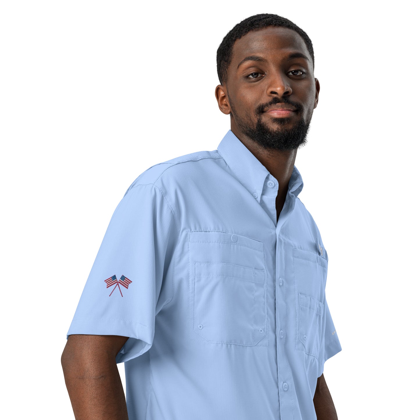 Men’s Columbia Short Sleeve Button Shirt - Activewear Well
