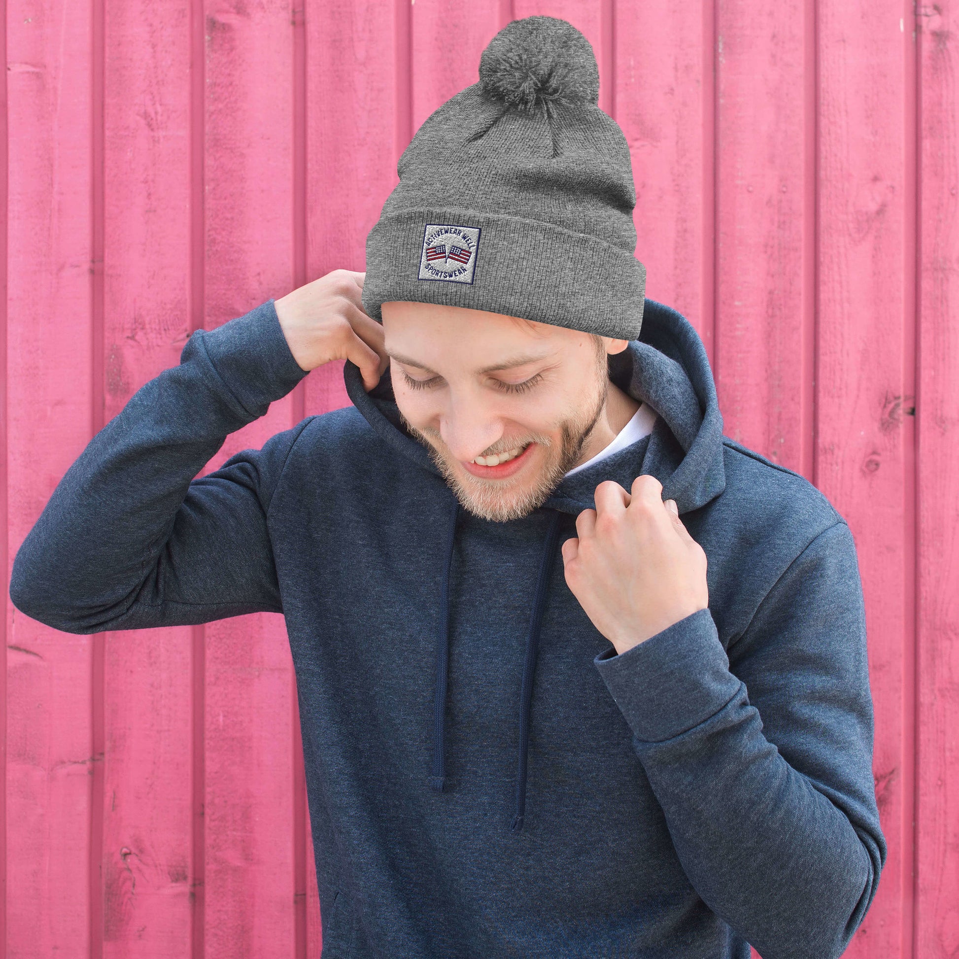 Logo Pom-Pom Beanie - Activewear Well