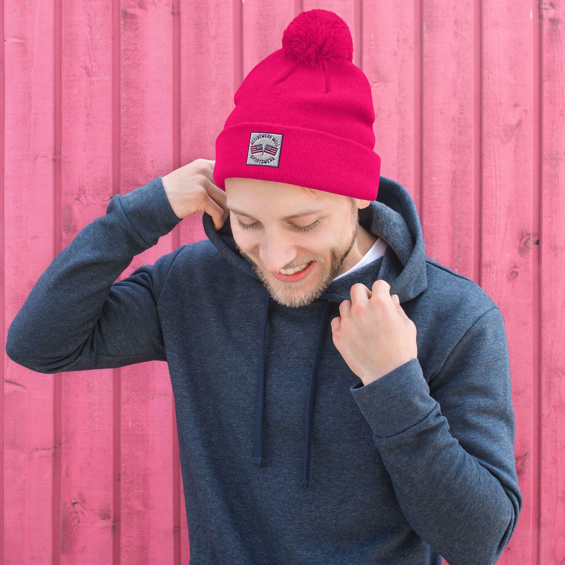 Logo Pom-Pom Beanie - Activewear Well
