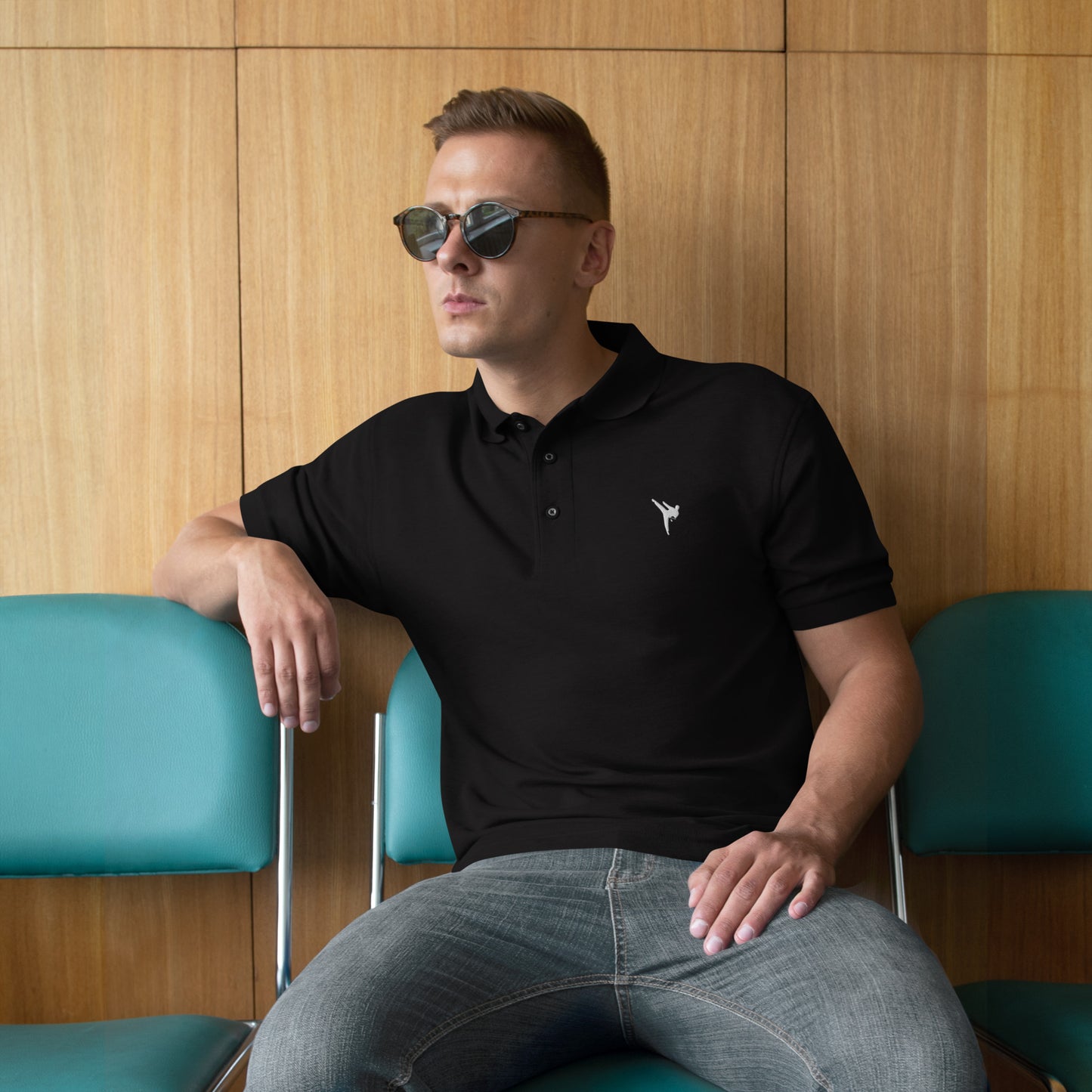 Karate Men's Premium Polo - Activewear Well