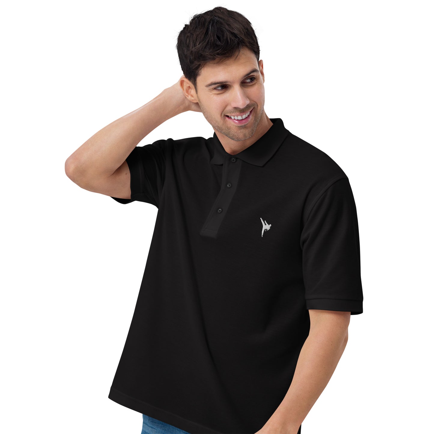 Karate Men's Premium Polo - Activewear Well