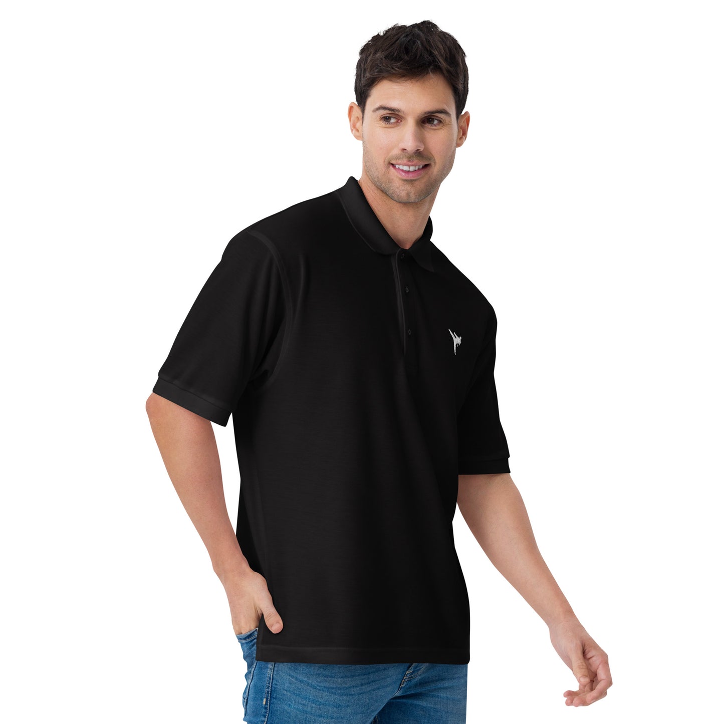Karate Men's Premium Polo - Activewear Well