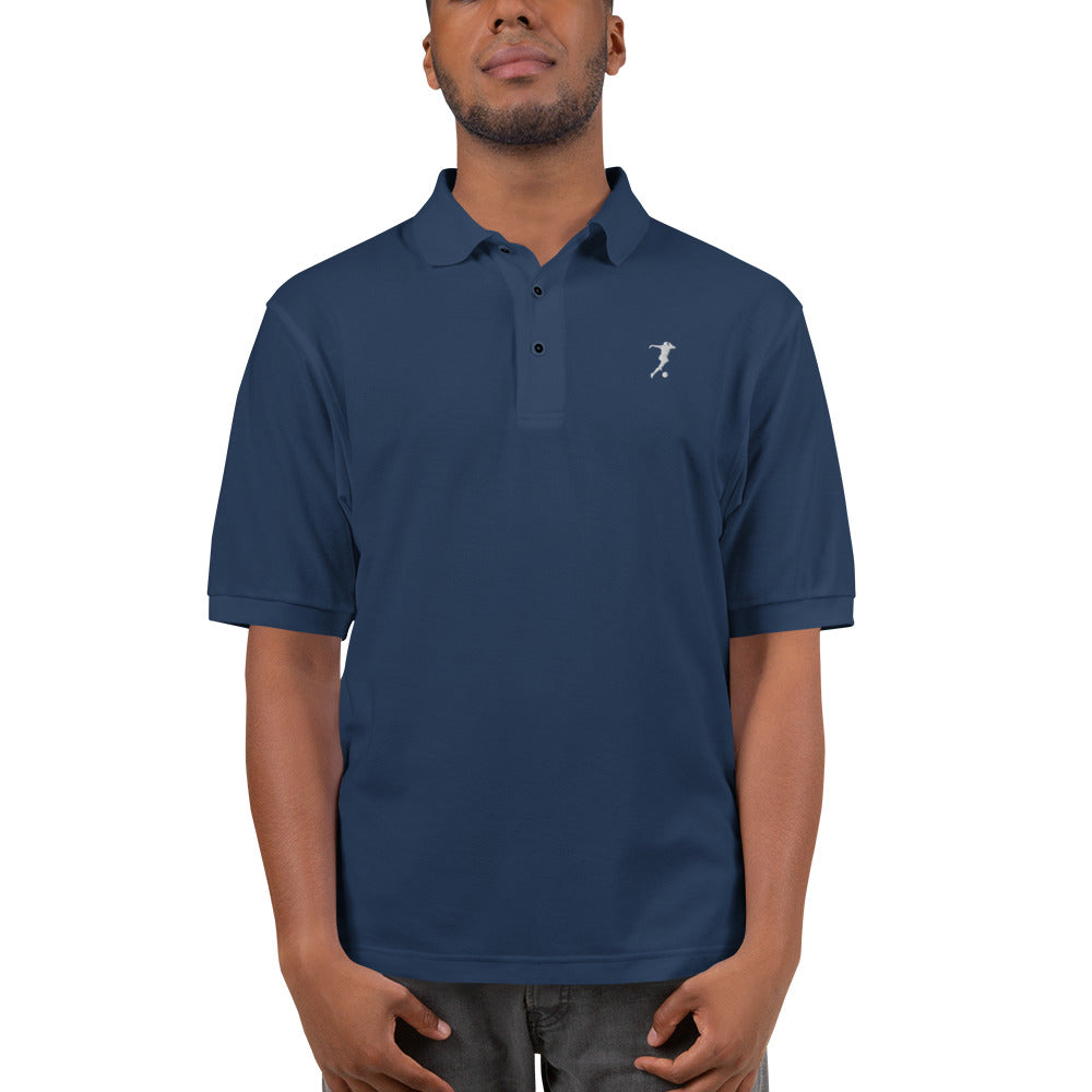 Soccer Men's Premium Polo - Activewear Well