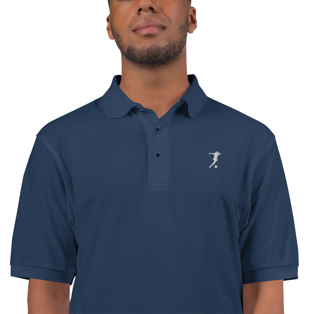 Soccer Men's Premium Polo - Activewear Well