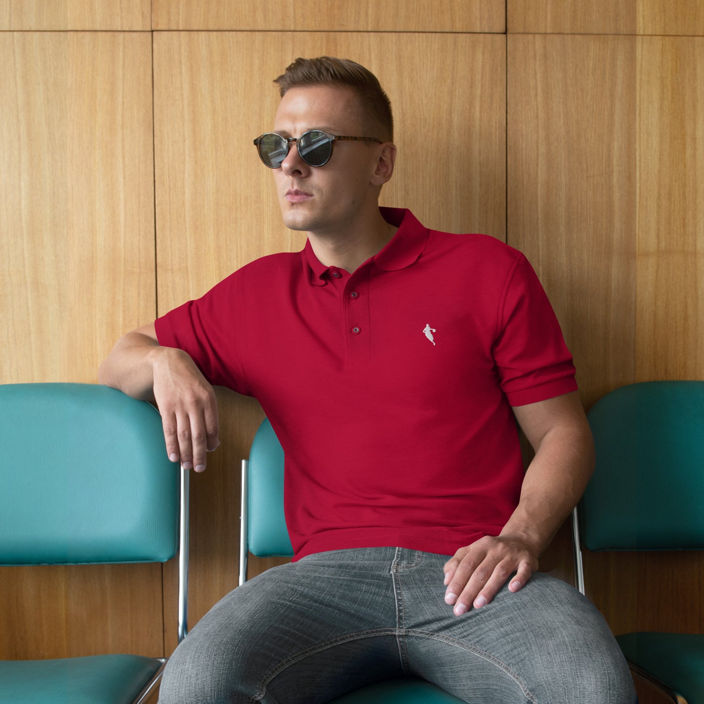 Basketball Men's Premium Polo - Activewear Well