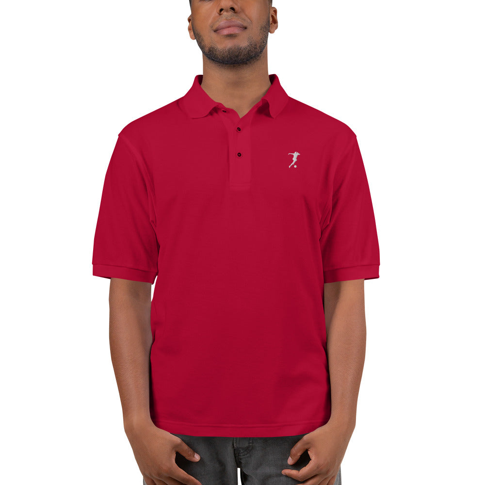 Soccer Men's Premium Polo - Activewear Well