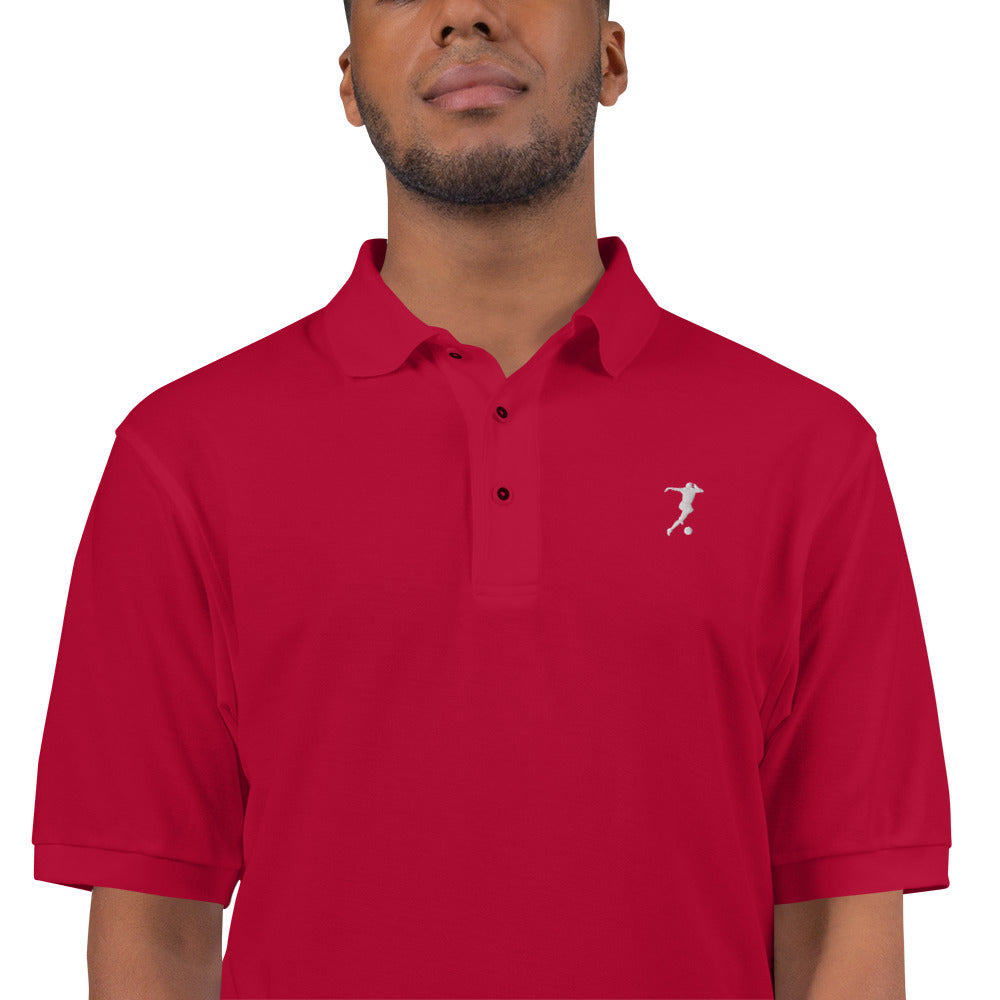 Soccer Men's Premium Polo - Activewear Well