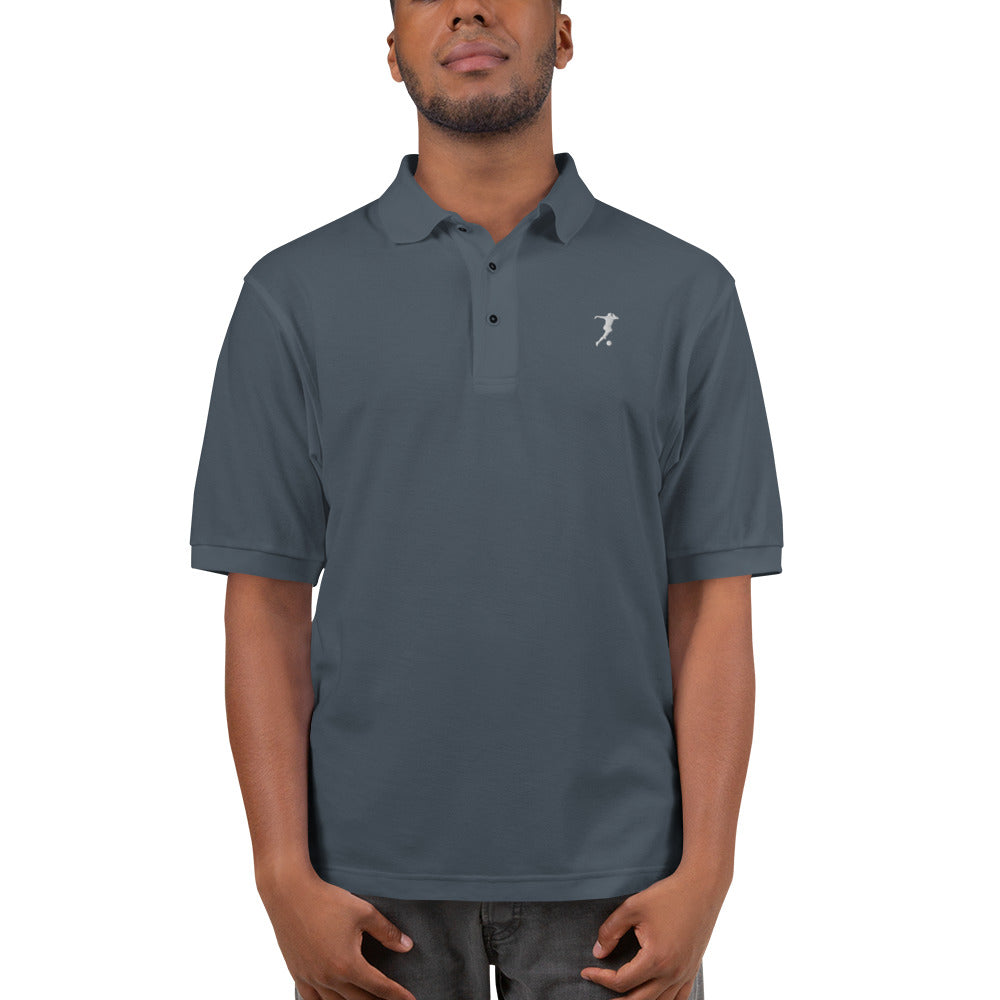 Soccer Men's Premium Polo - Activewear Well