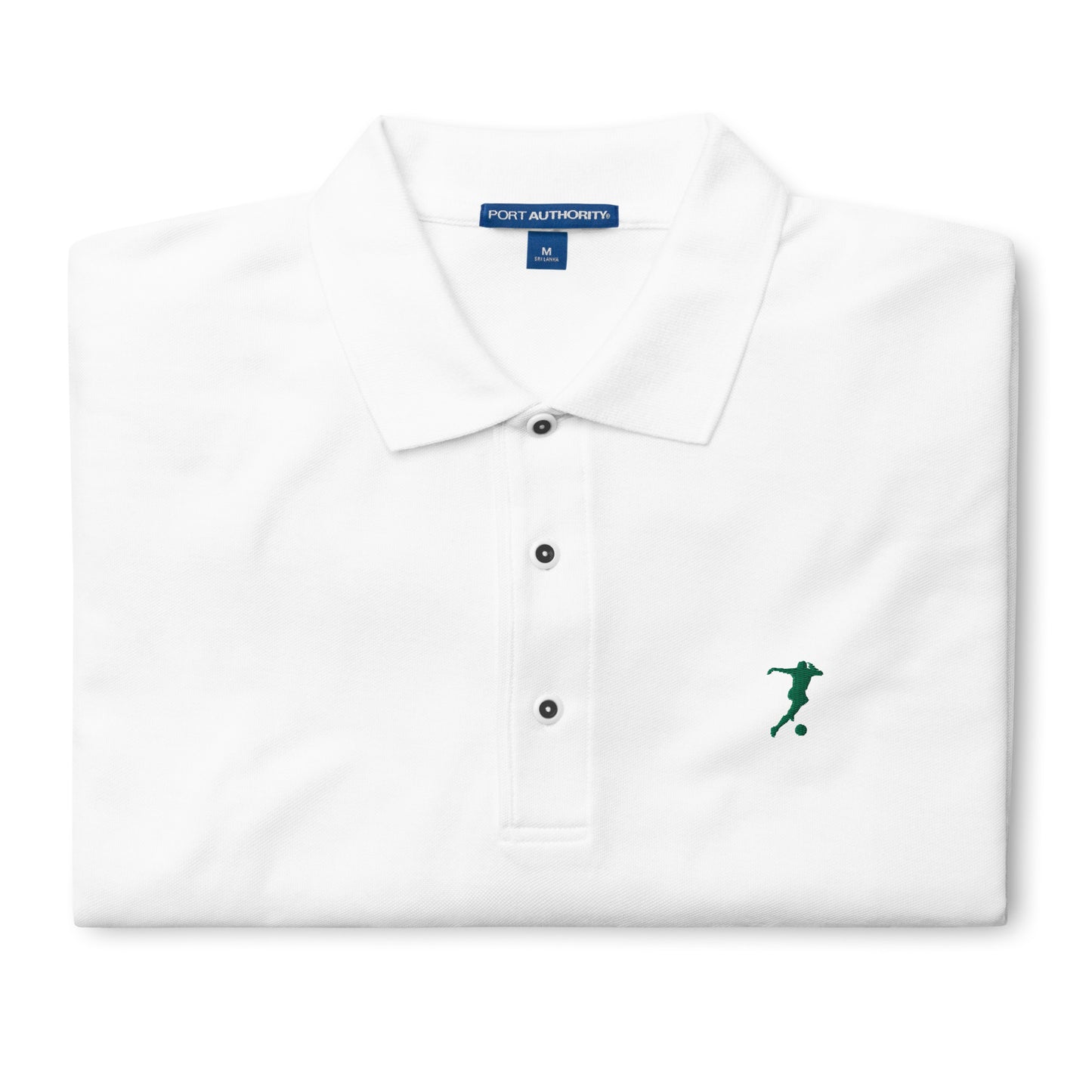 Soccer Player Men's Premium Polo - Activewear Well