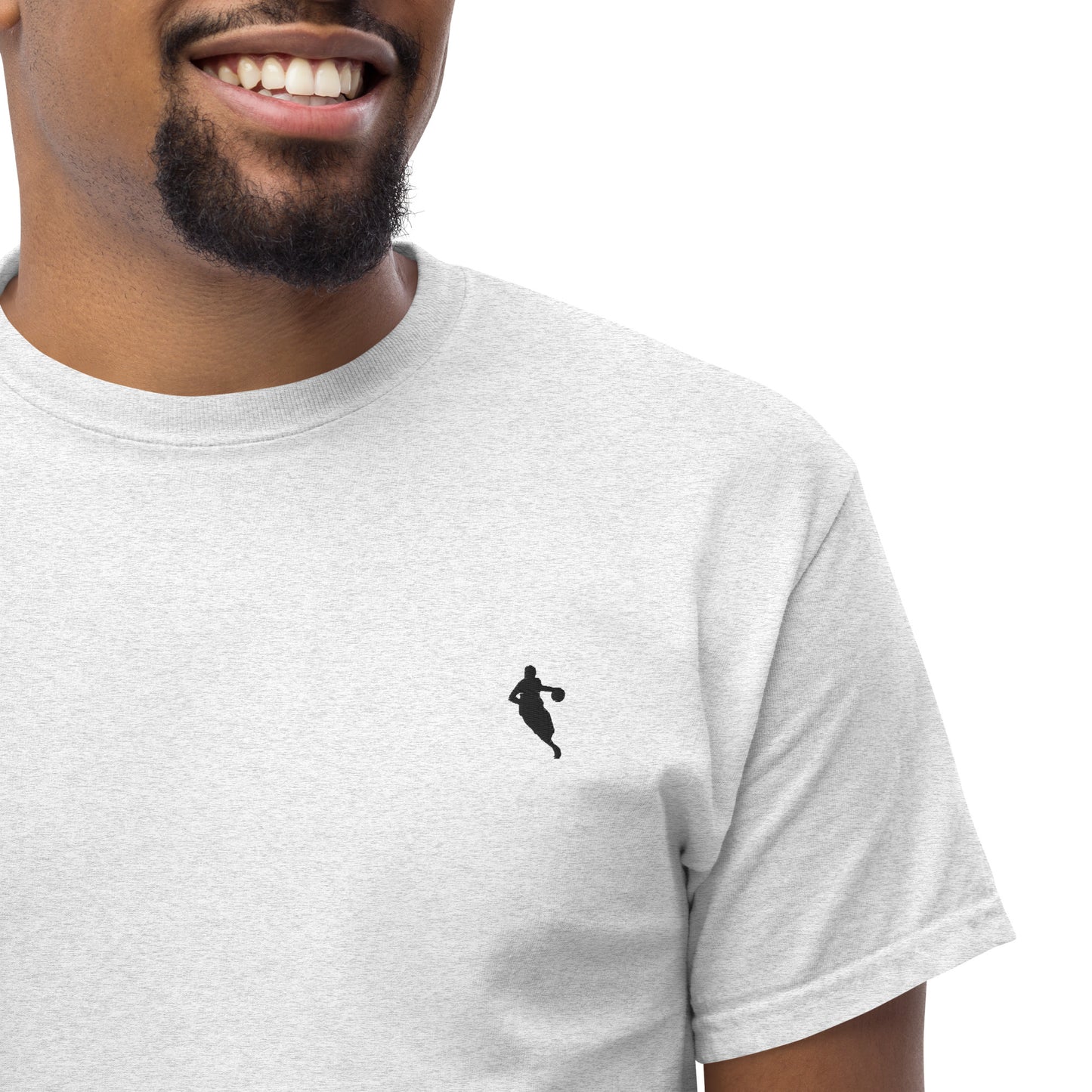 Basketball Player Men's Cotton T-Shirt - Activewear Well