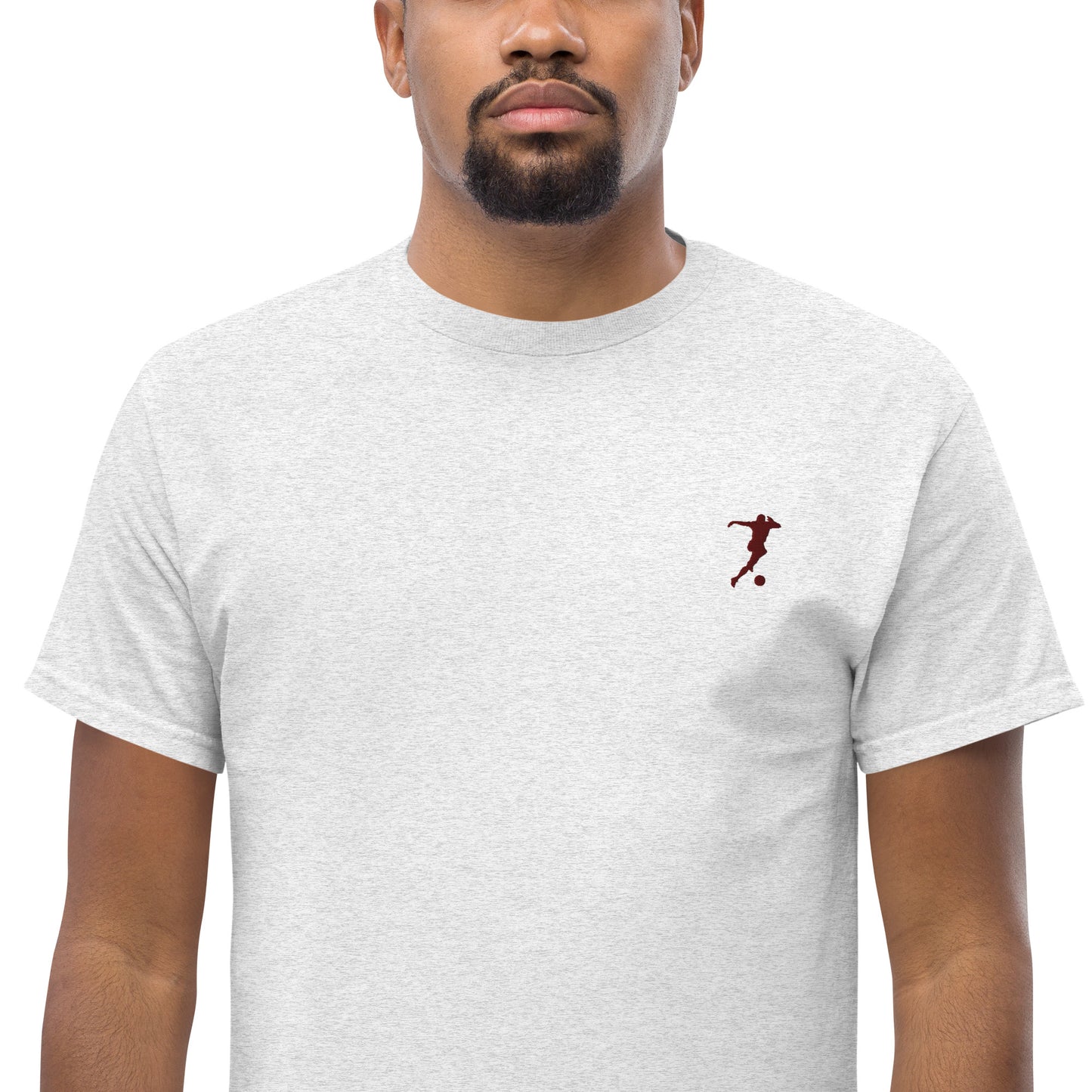 Soccer Player Men's Cotton T-Shirt - Activewear Well