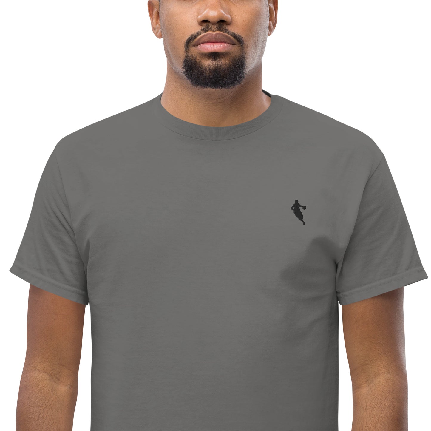 Basketball Player Men's Cotton T-Shirt - Activewear Well