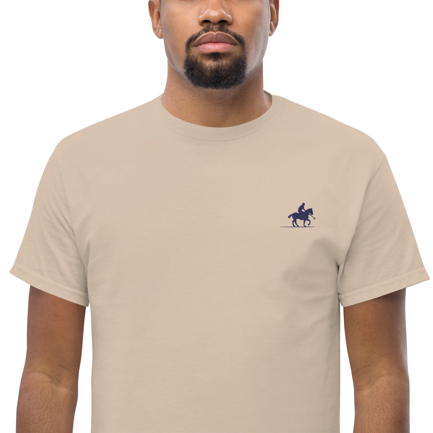 Polo Player Men's Cotton T-Shirt - Activewear Well