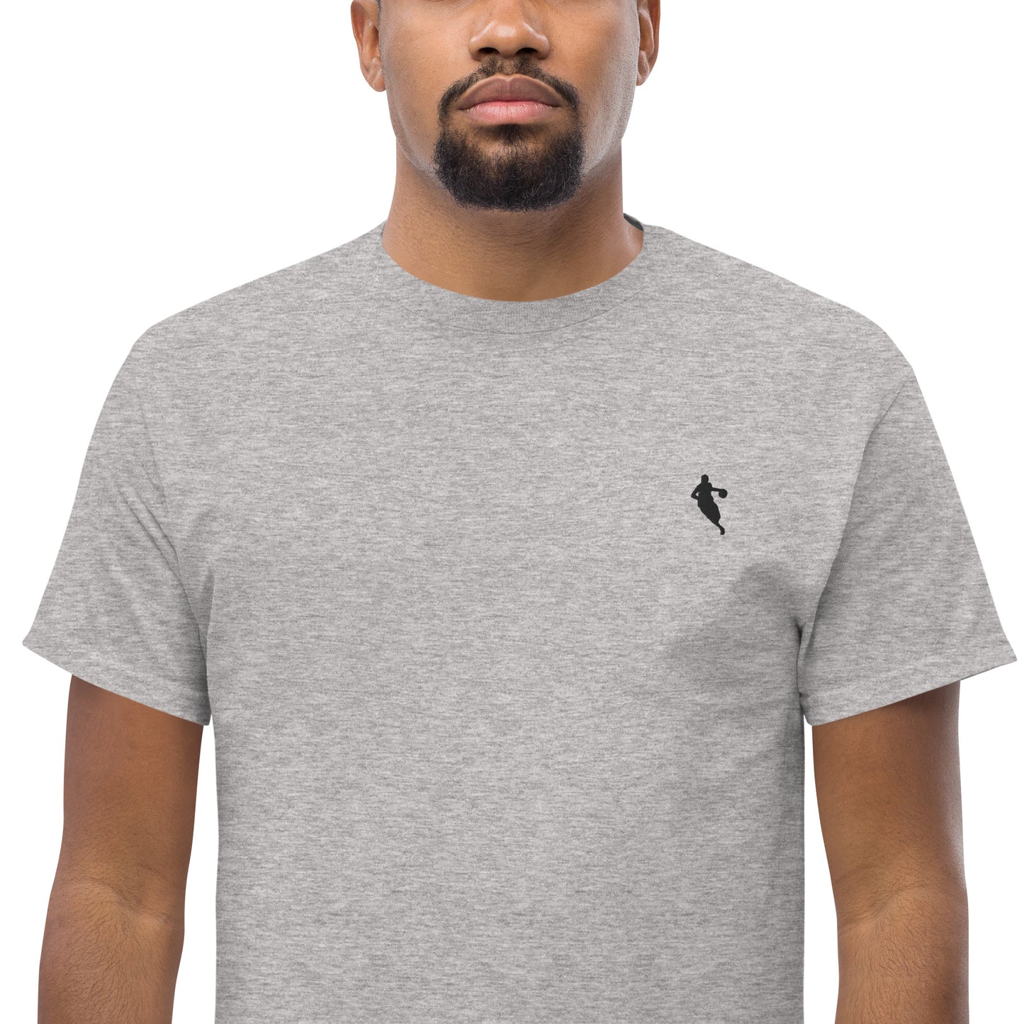 Basketball Player Men's Cotton T-Shirt - Activewear Well