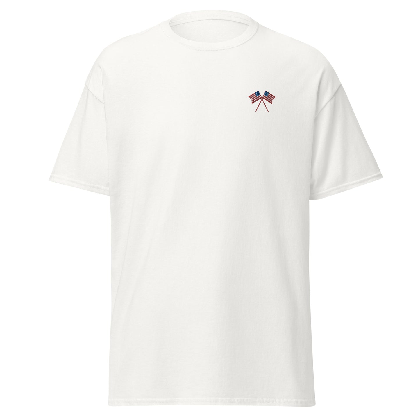 American Flag Men's Cotton T-Shirt - Activewear Well