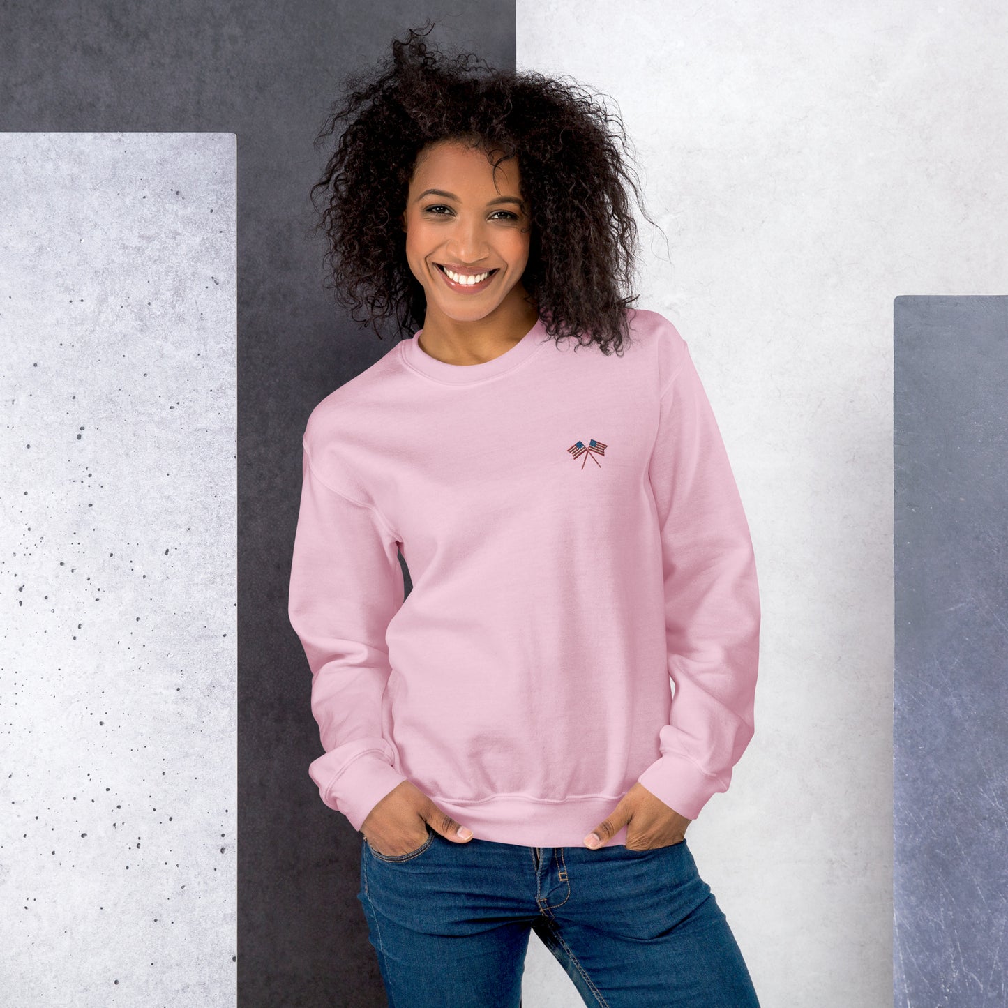 American Flag Unisex Sweatshirt - Activewear Well