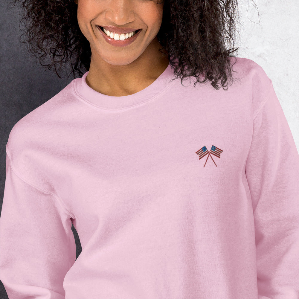 American Flag Unisex Sweatshirt - Activewear Well
