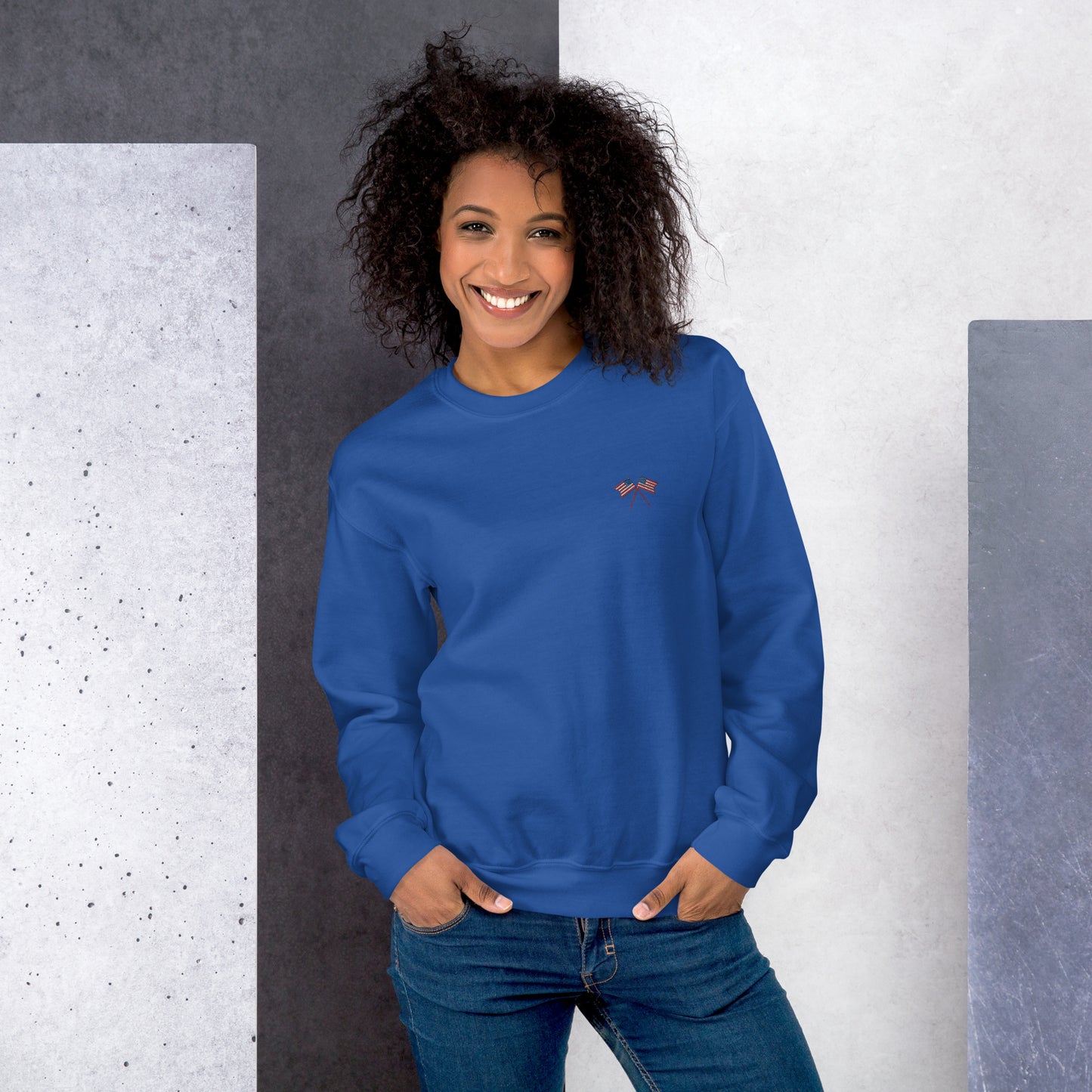 American Flag Unisex Sweatshirt - Activewear Well