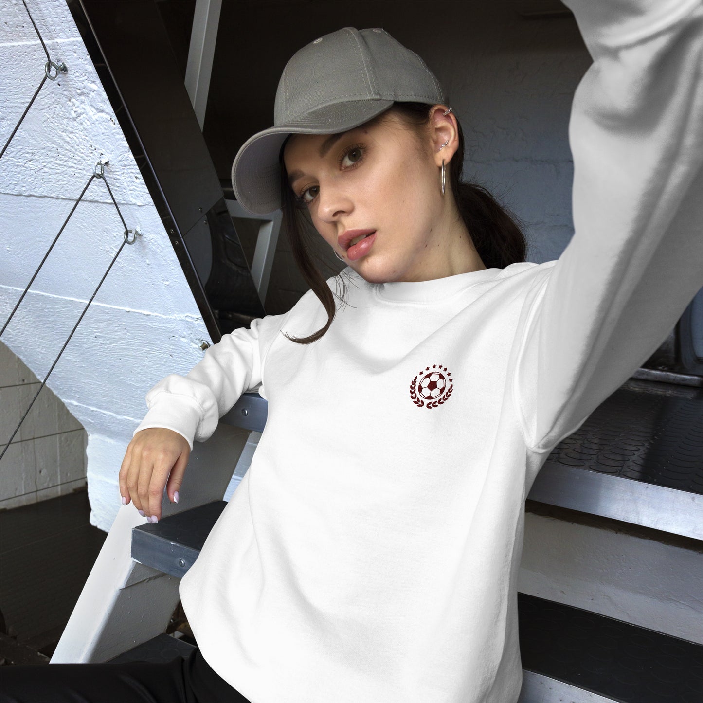 Football Men/Unisex Crew Neck Sweatshirt - Activewear Well