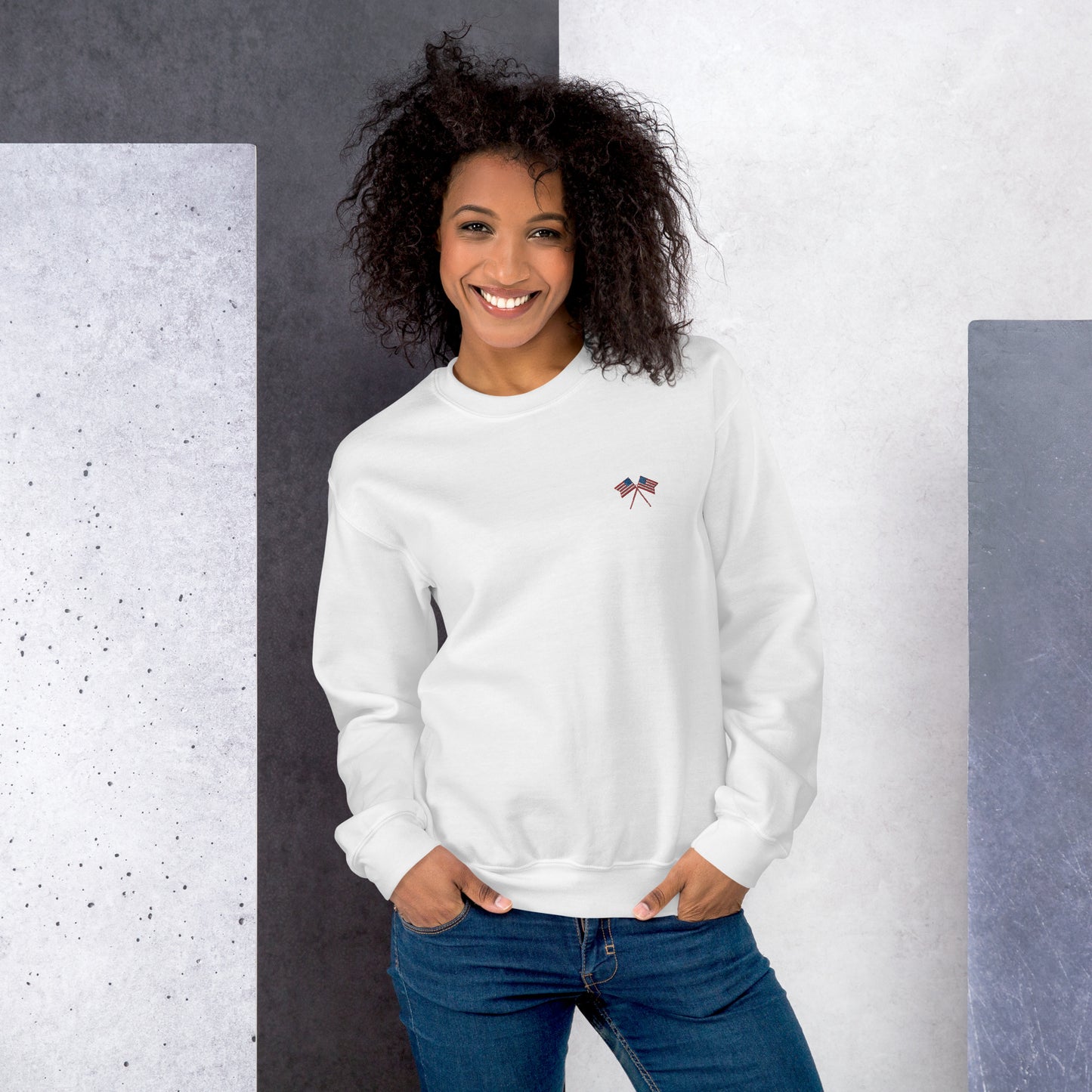American Flag Unisex Sweatshirt - Activewear Well