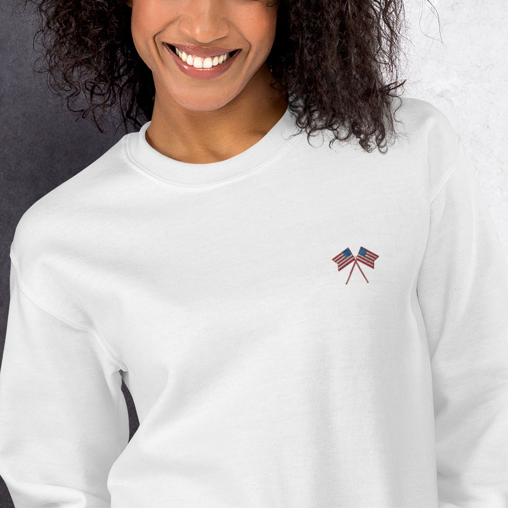 American Flag Unisex Sweatshirt - Activewear Well