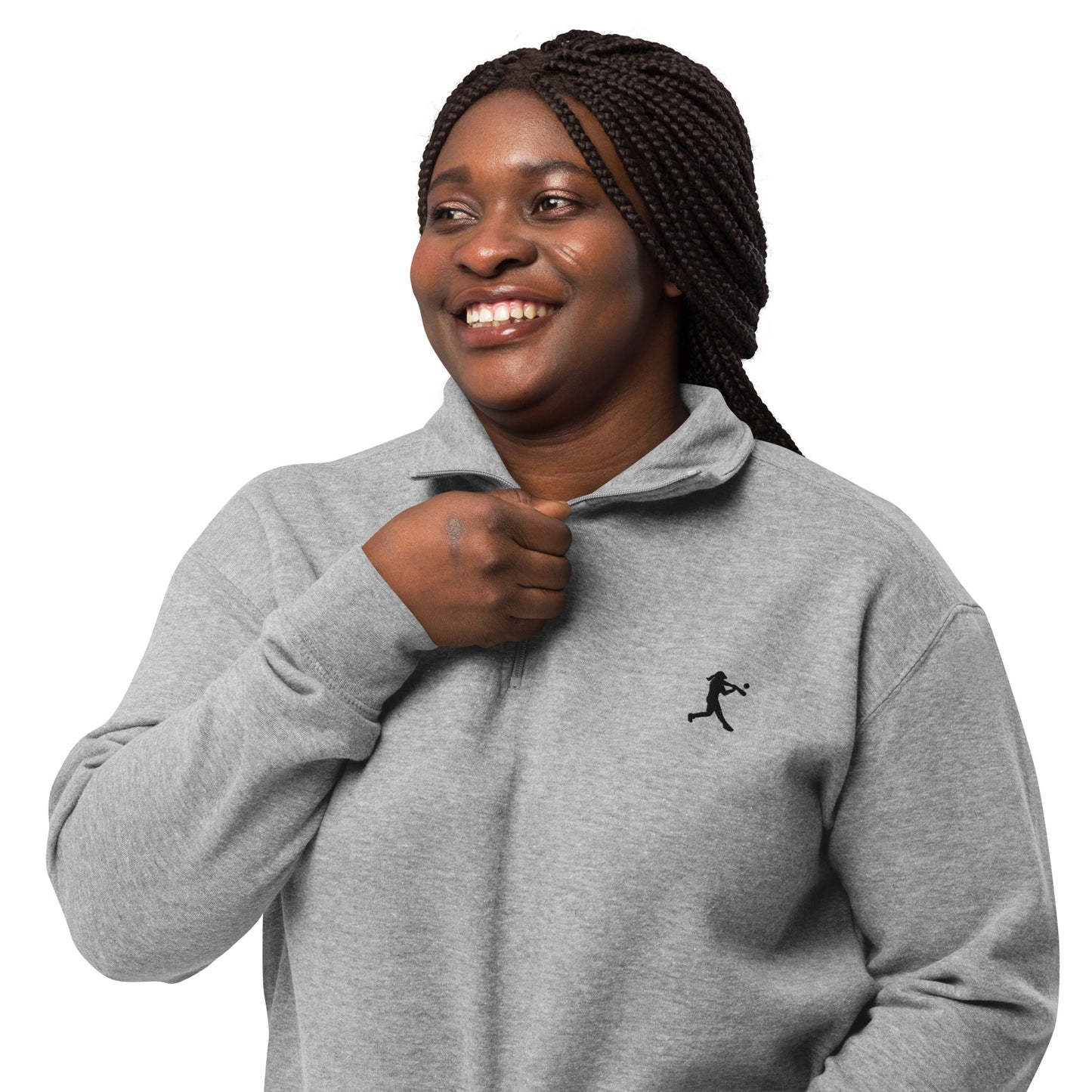 Baseball Player Men/Unisex Fleece Pullover