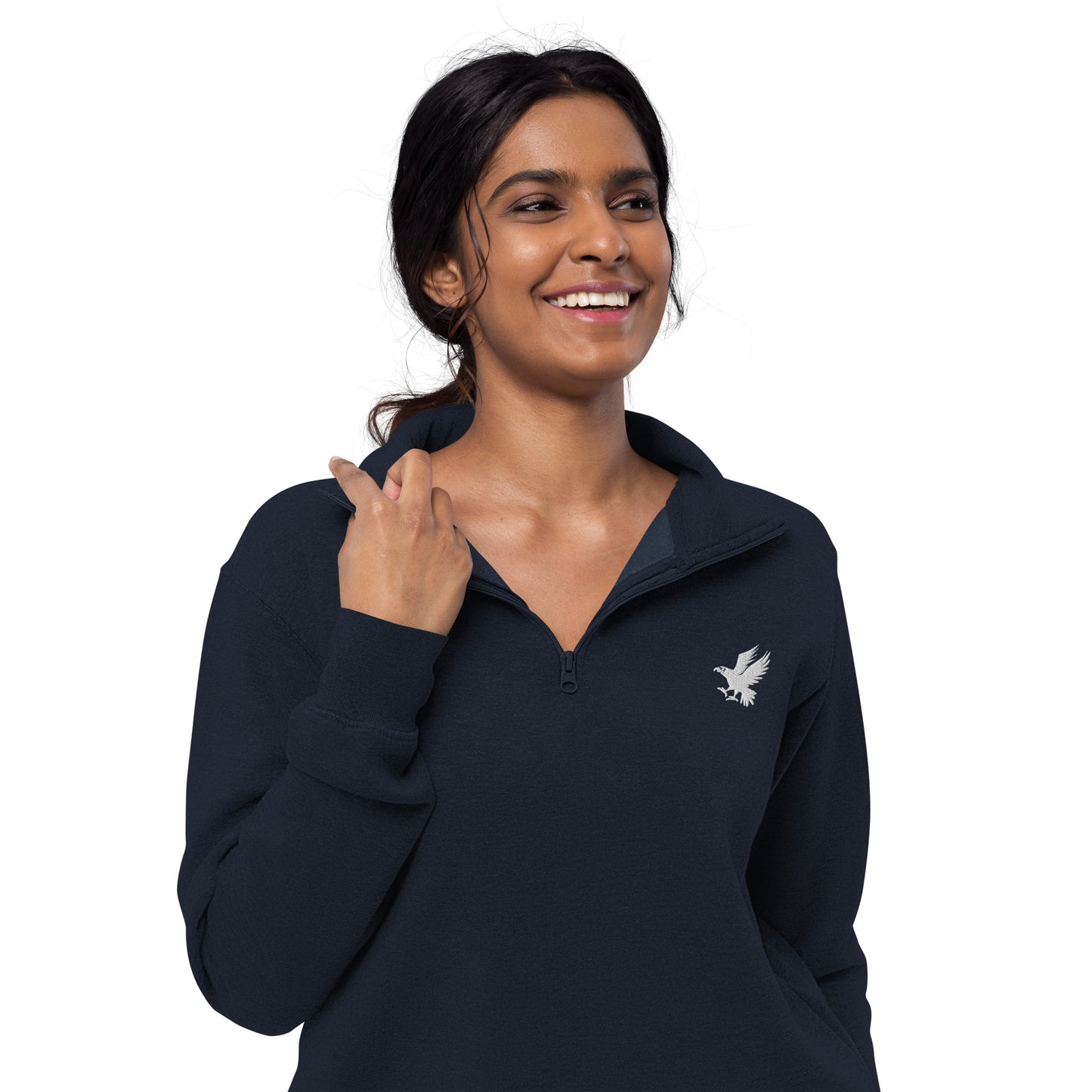 US Eagle Unisex Fleece Zip Pullover