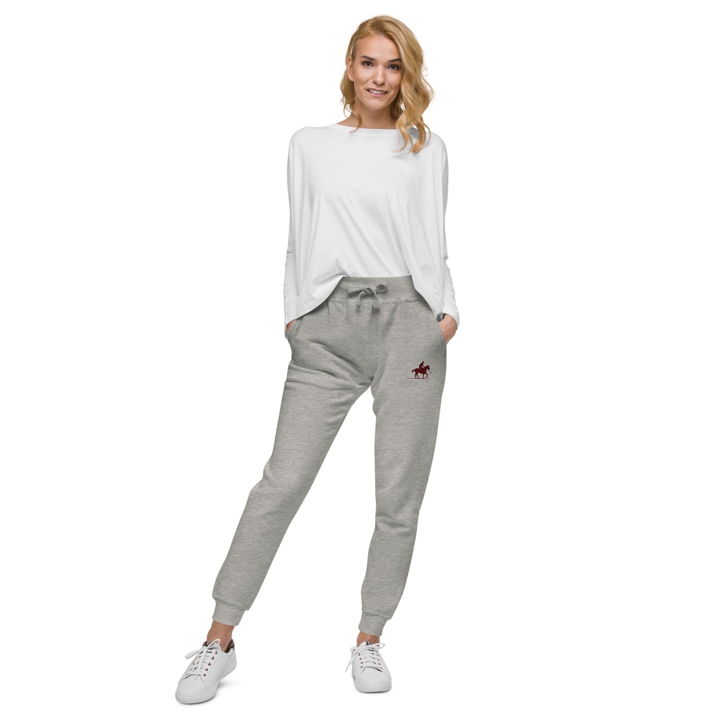 Polo Player Unisex Fleece Sweatpants - Activewear Well