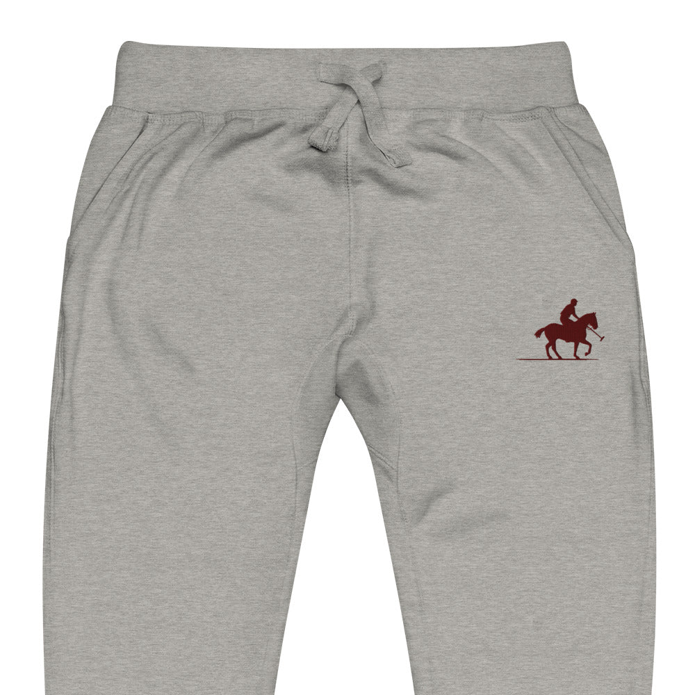 Polo Player Unisex Fleece Sweatpants - Activewear Well