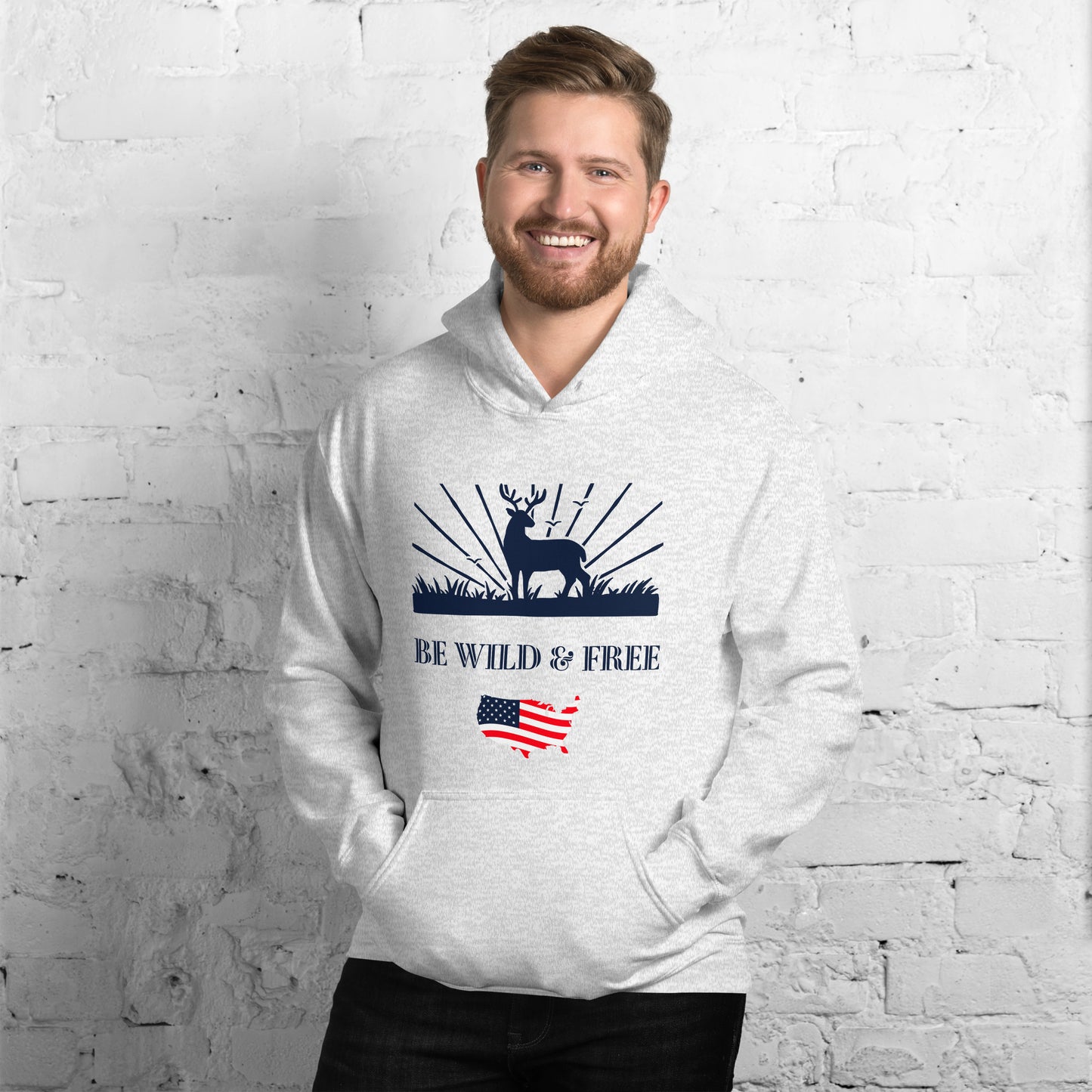 Be Wild & Free Unisex Hoodie - Activewear Well