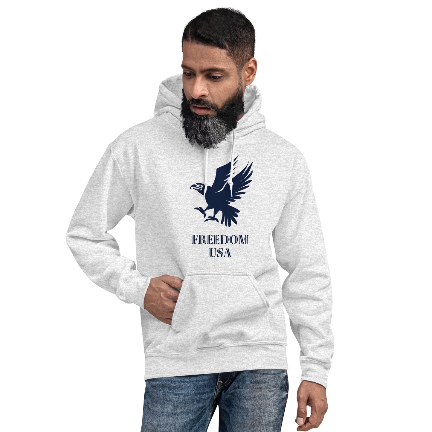 US Eagle Unisex Hoodie - Activewear Well