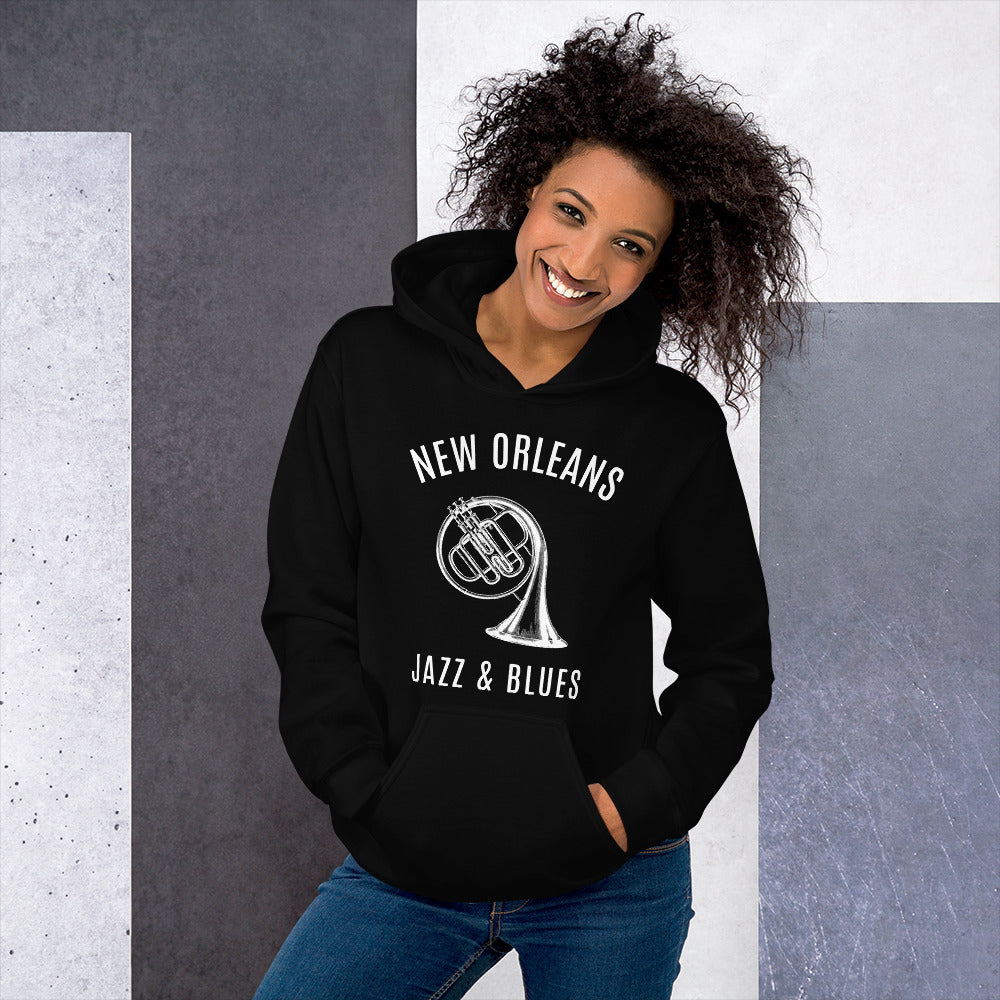 New Orleans Blues Unisex Hoodie - Activewear Well