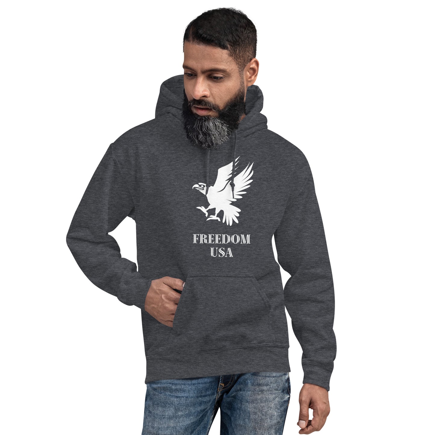 US Eagle Men/Unisex Hoodie - Activewear Well