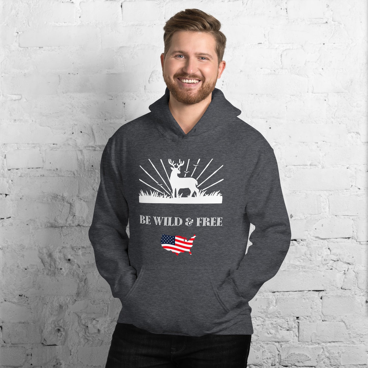 Wild & Free Unisex Hoodie - Activewear Well